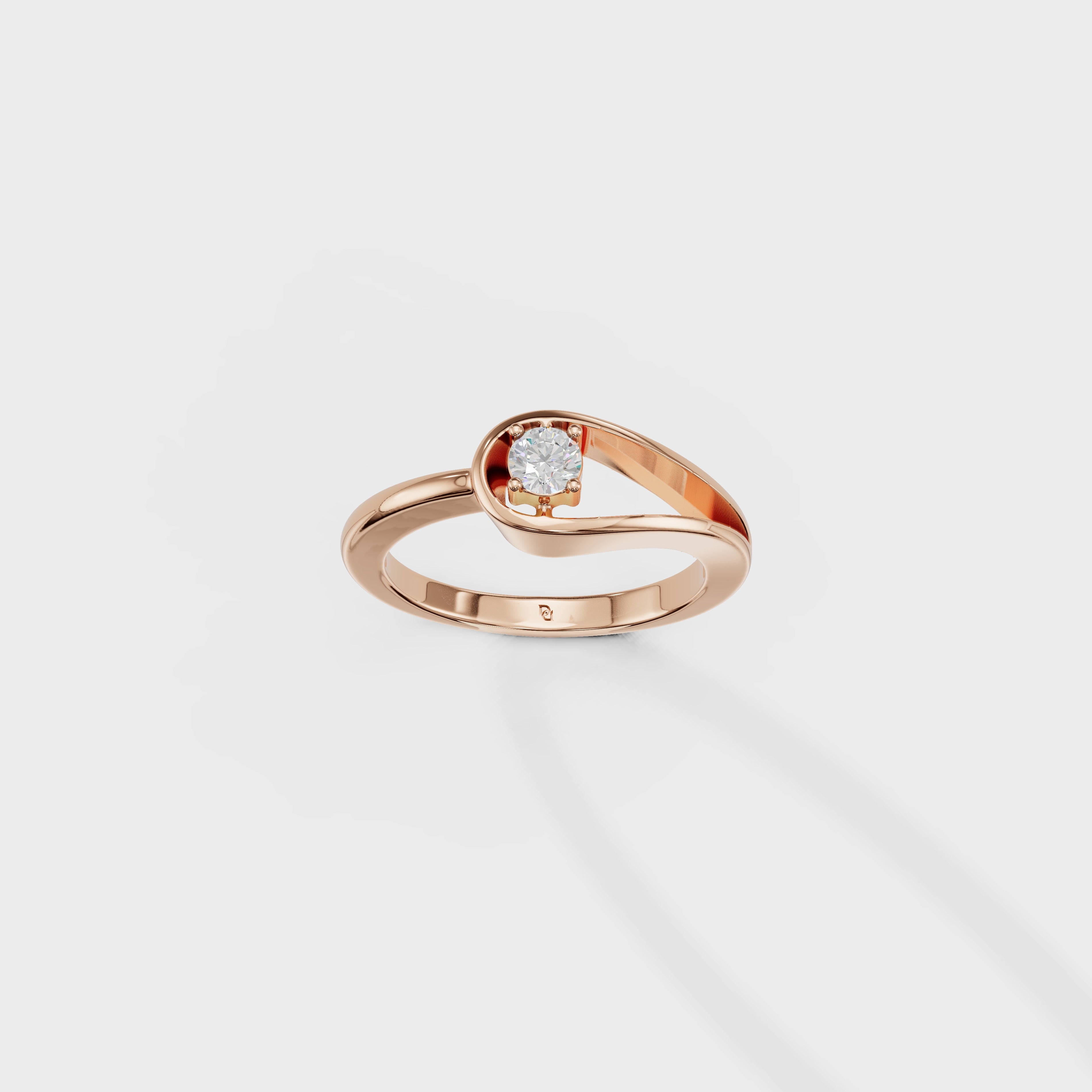 Diamond Embrace Engagement Ring