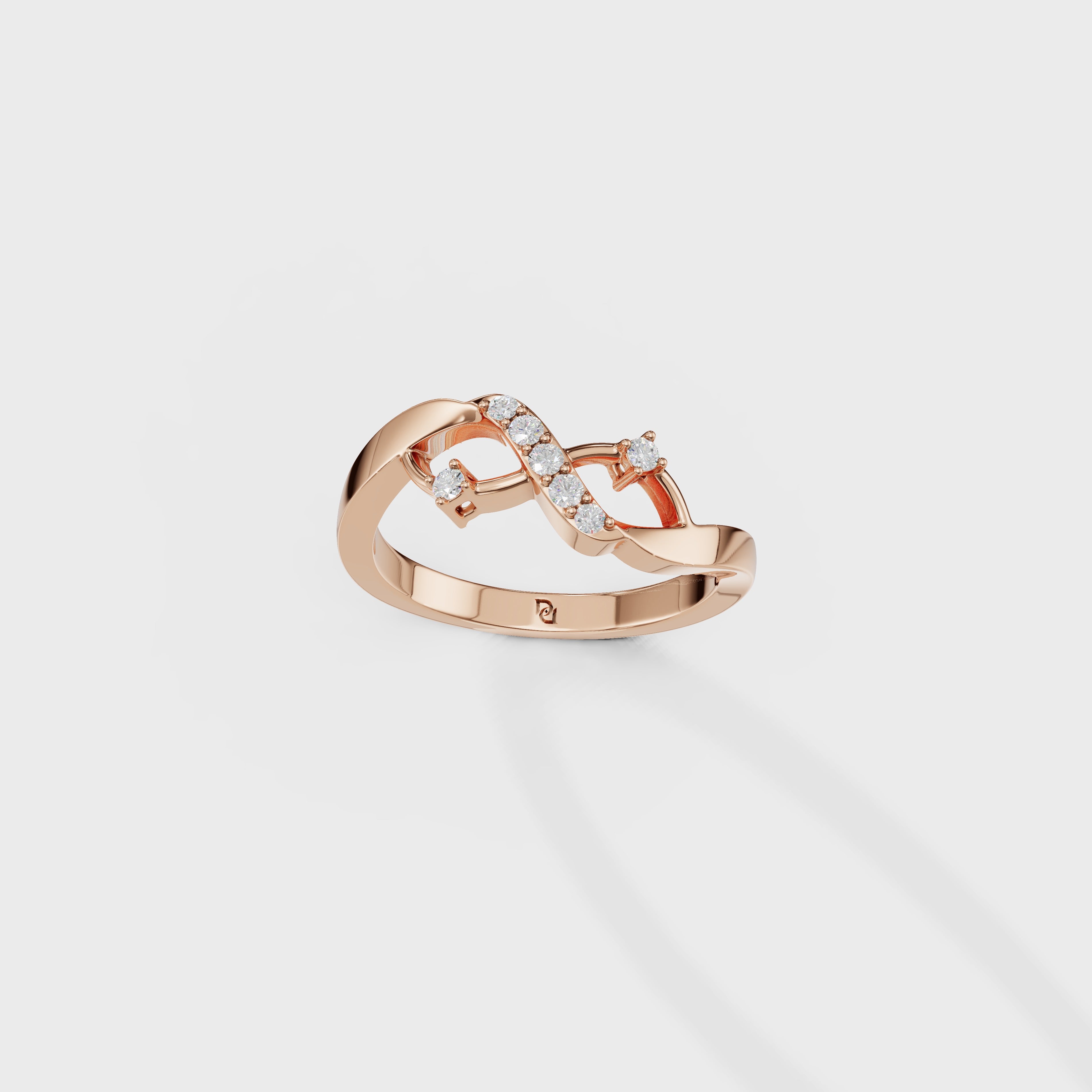 Sparkling Infinity Diamond Ring