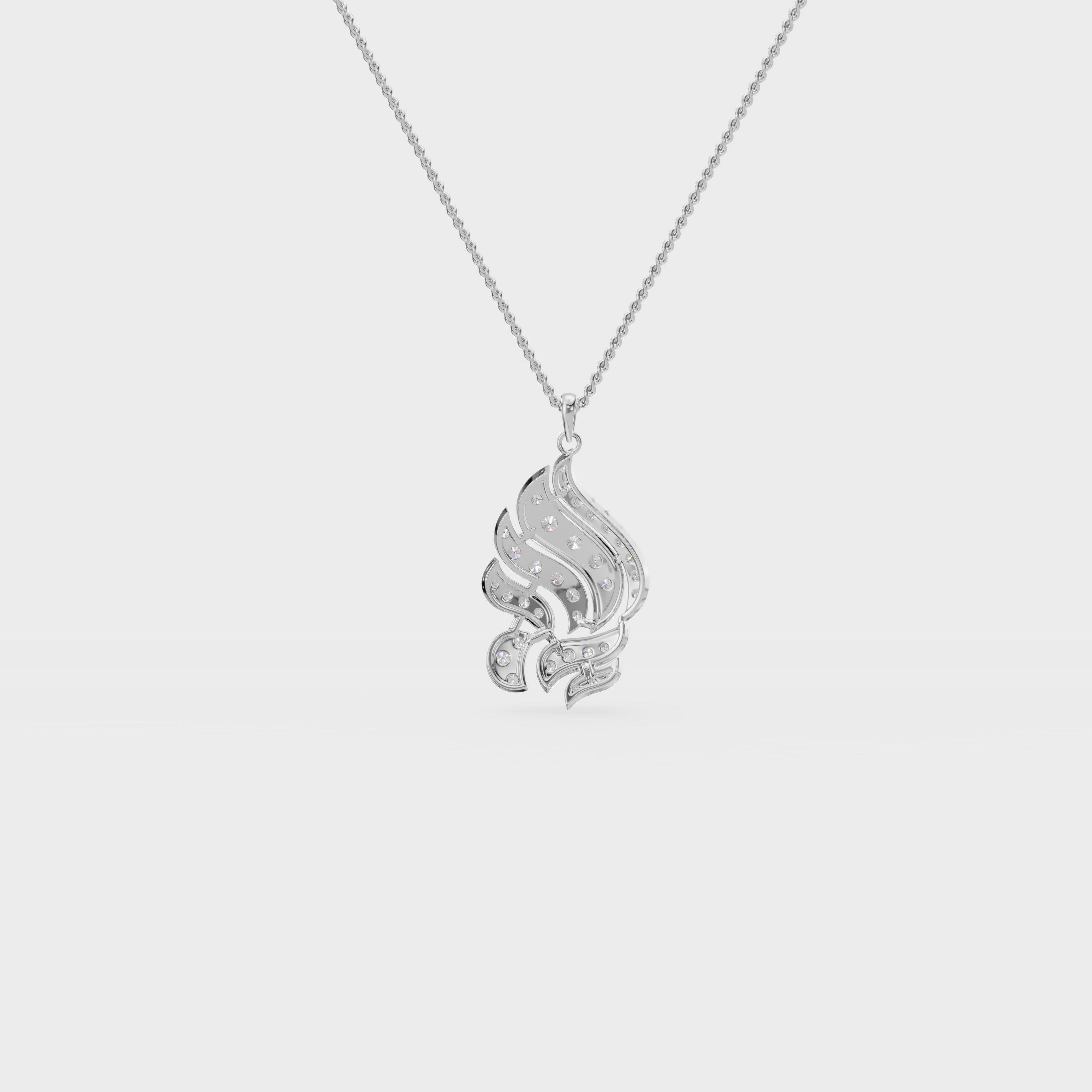 Aurora Fire Diamond Pendant