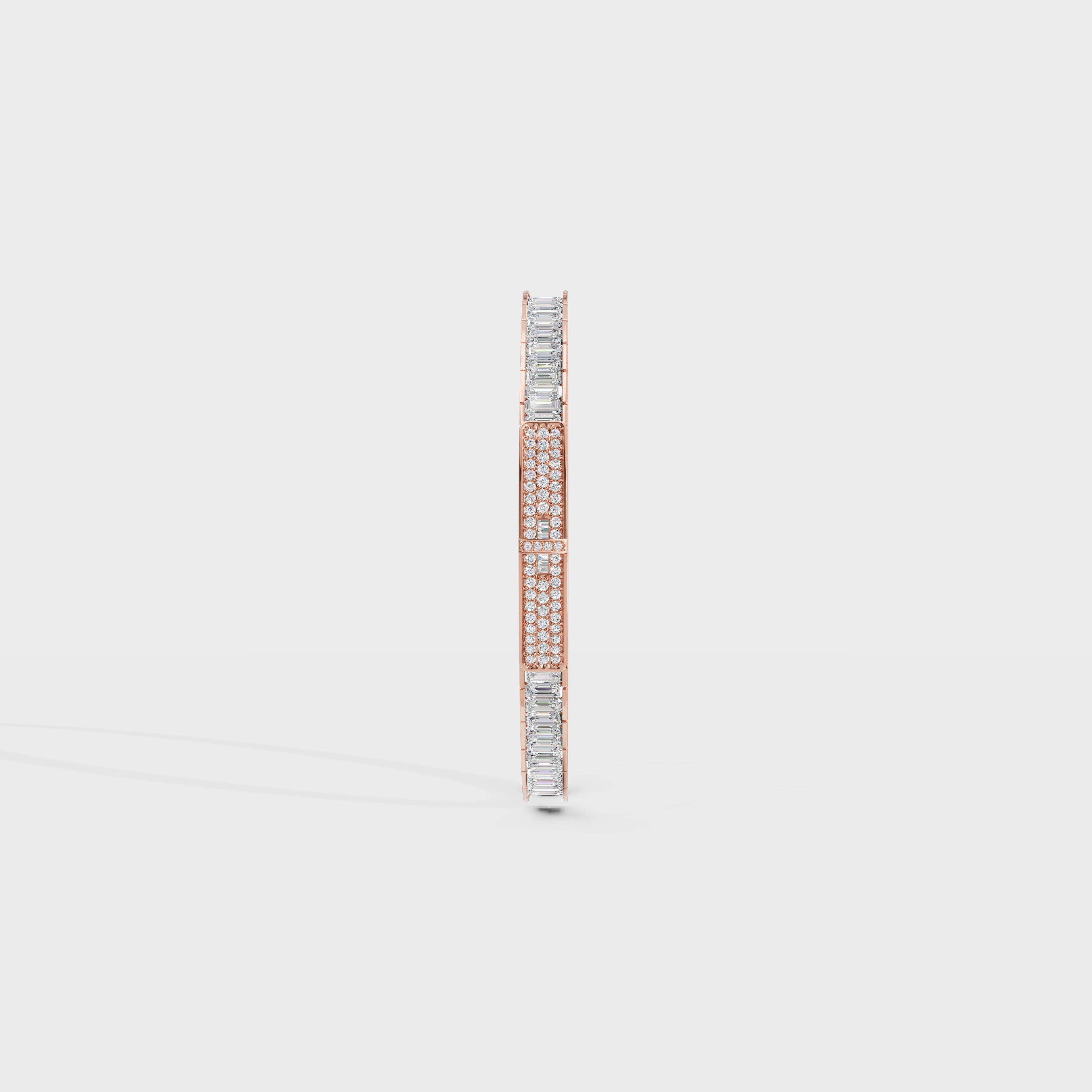Eternity Baguette Luxe Men's Bangle