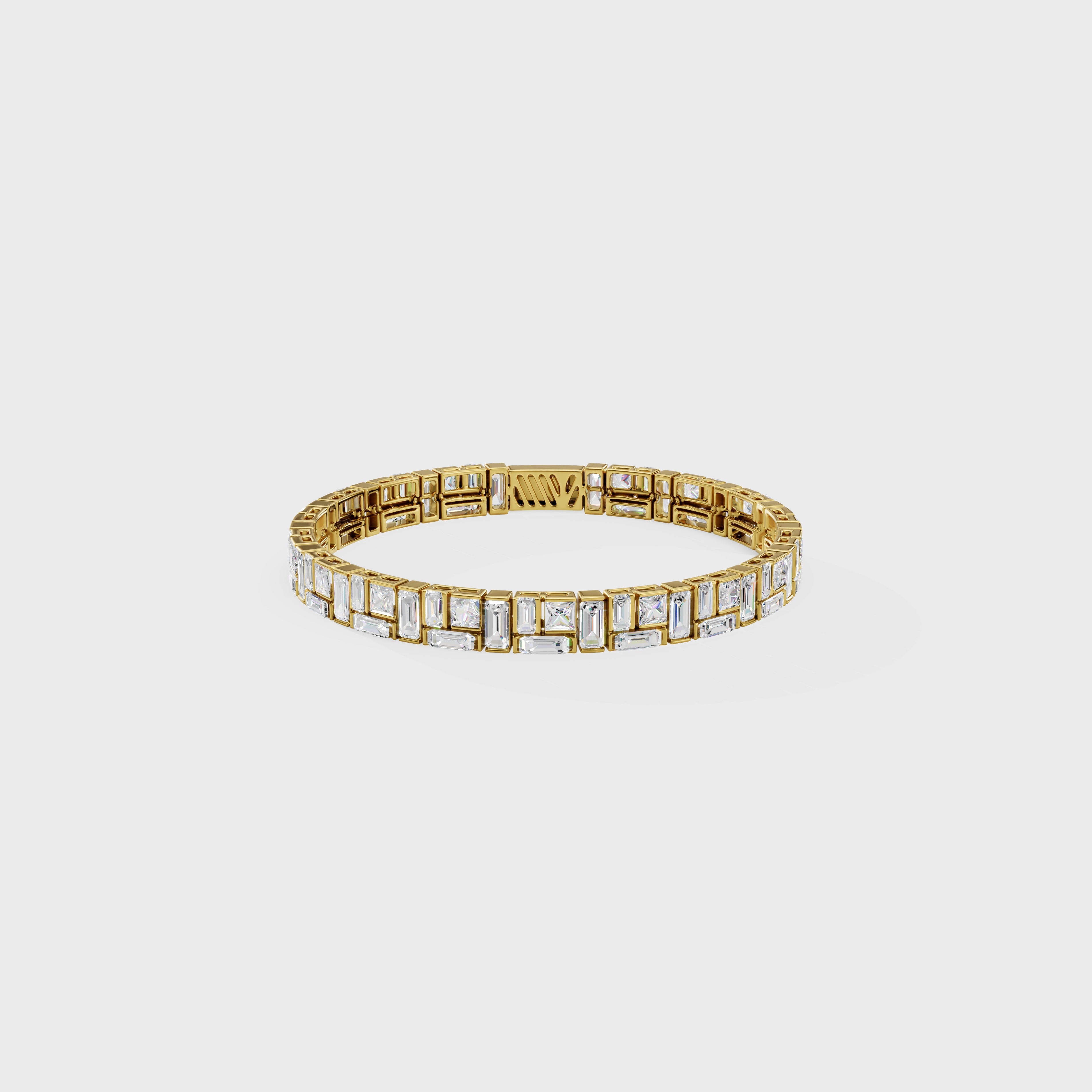 Men's Baguette Diamond Bracelet