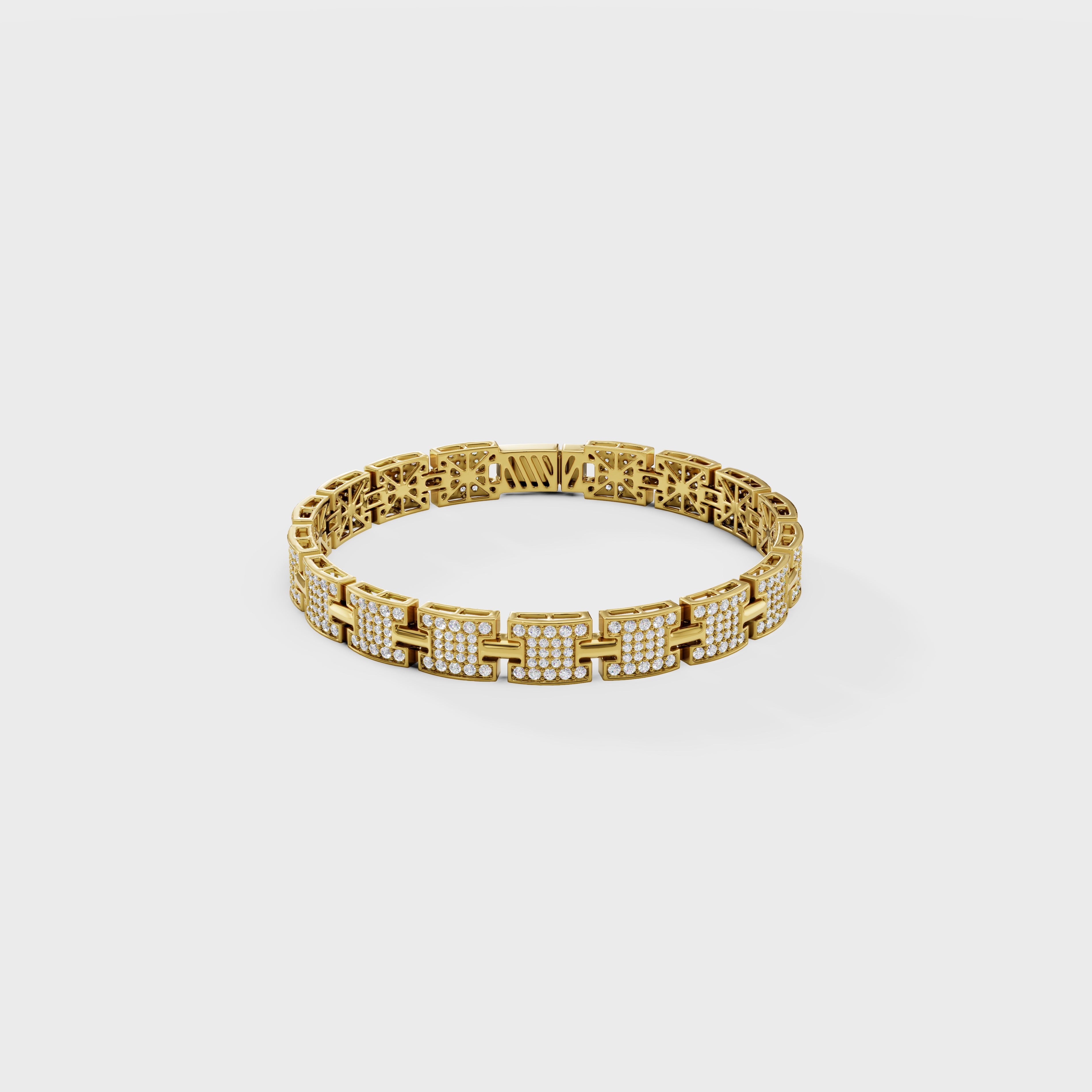 Aura Pave Link Bracelet
