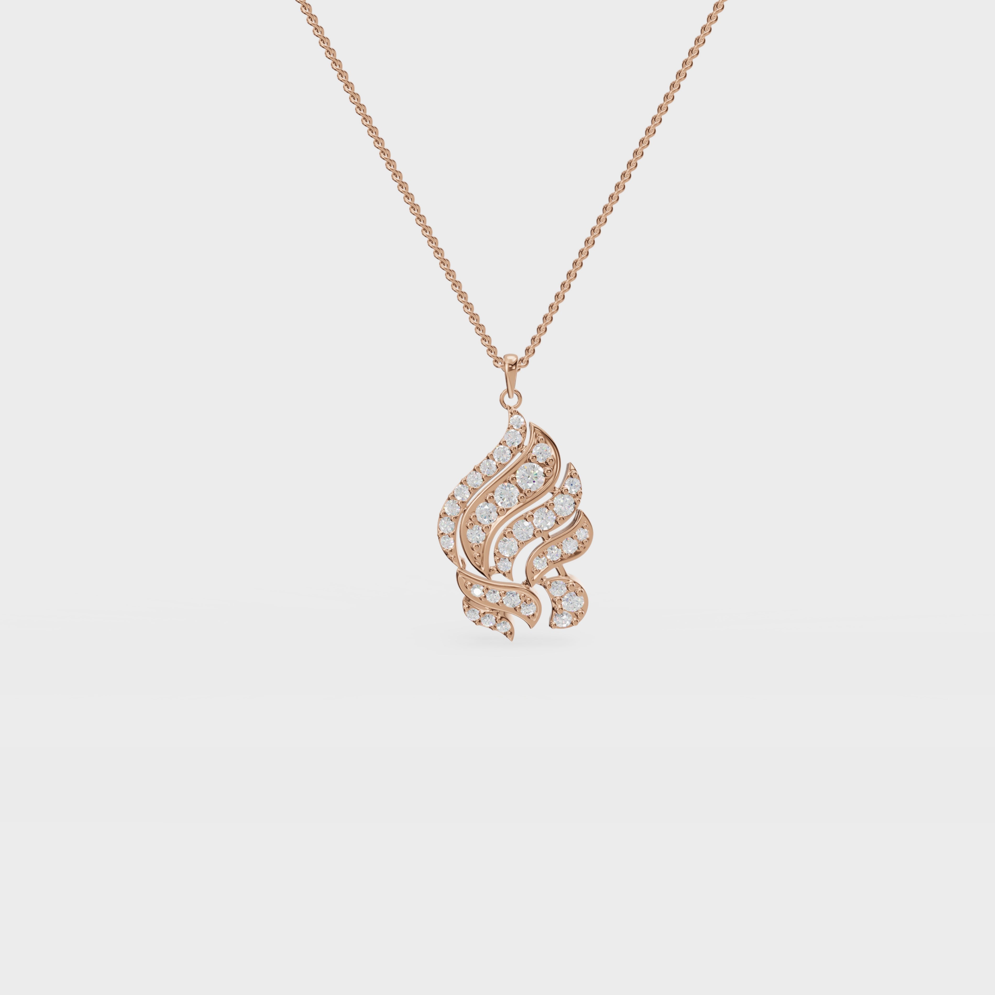 Aurora Fire Diamond Pendant