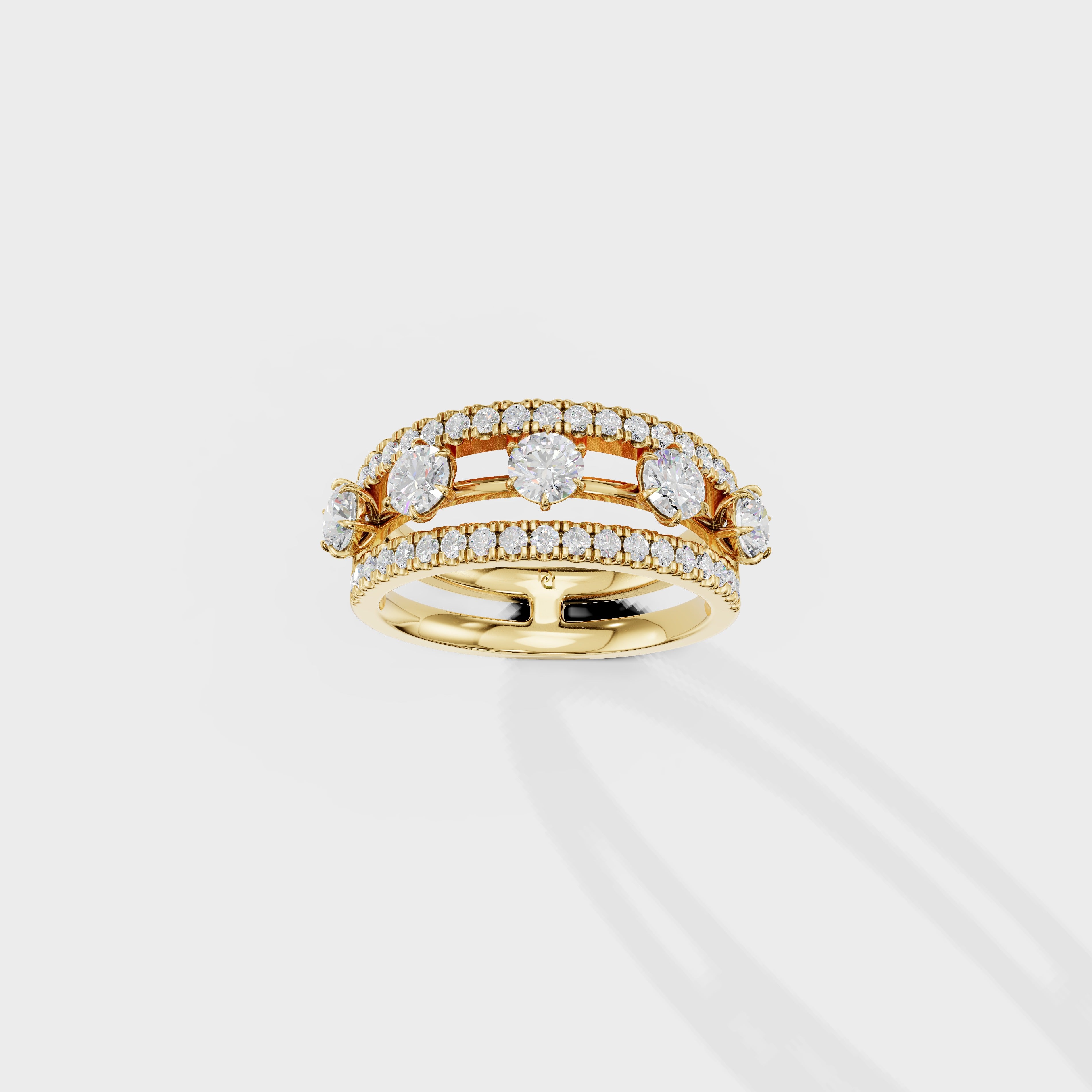 Luxe Layer Diamond Ring
