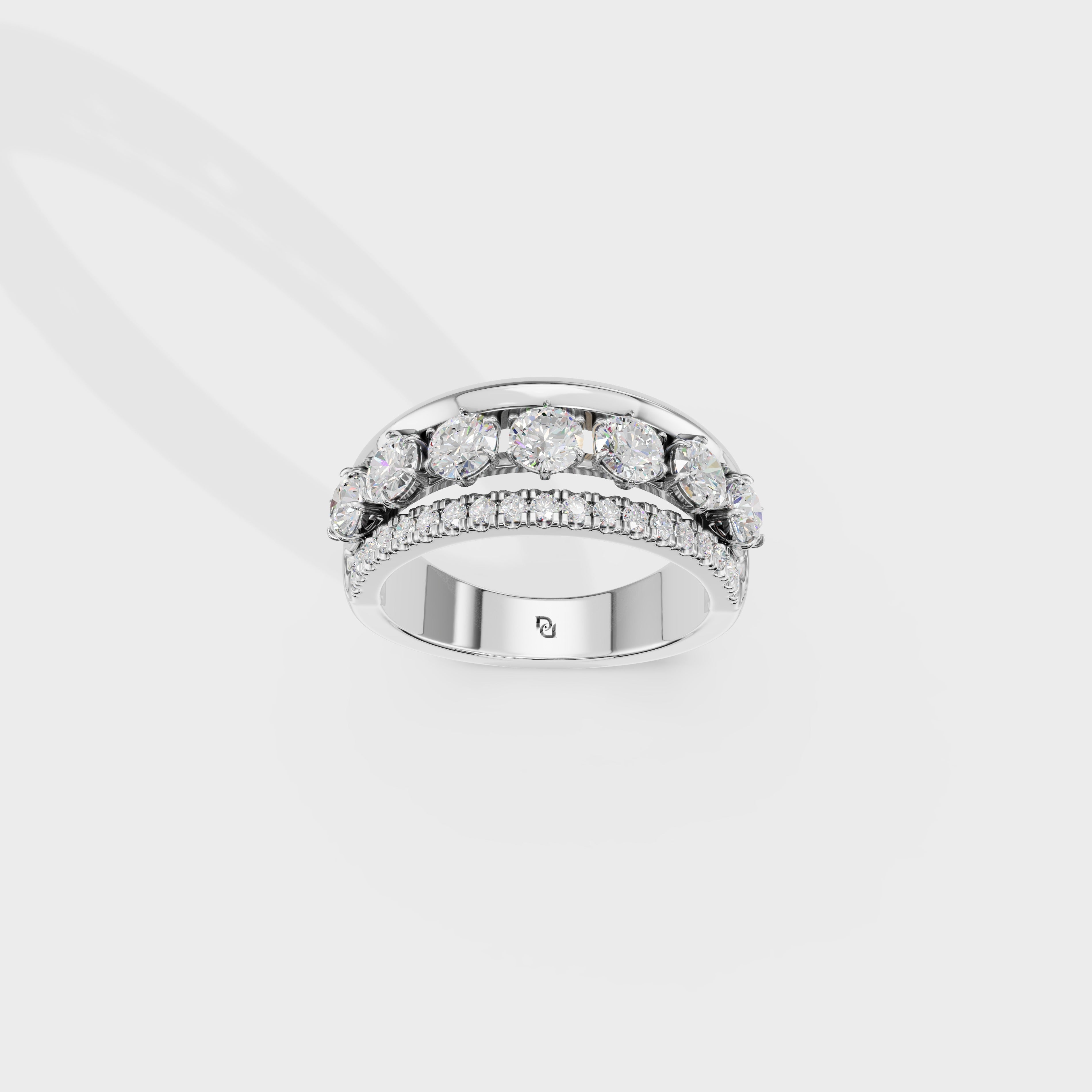 Aura Float Diamond Ring