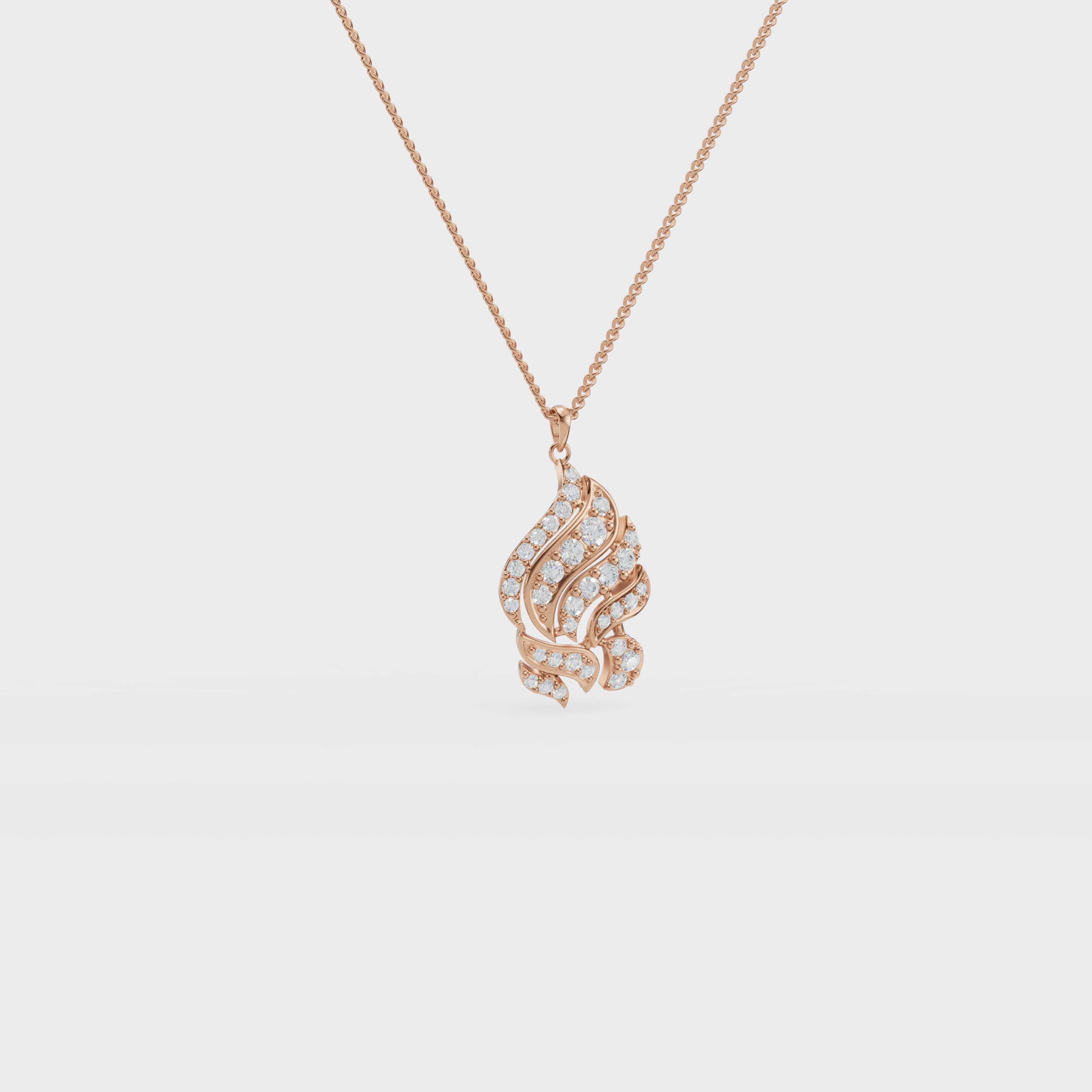 Aurora Fire Diamond Pendant