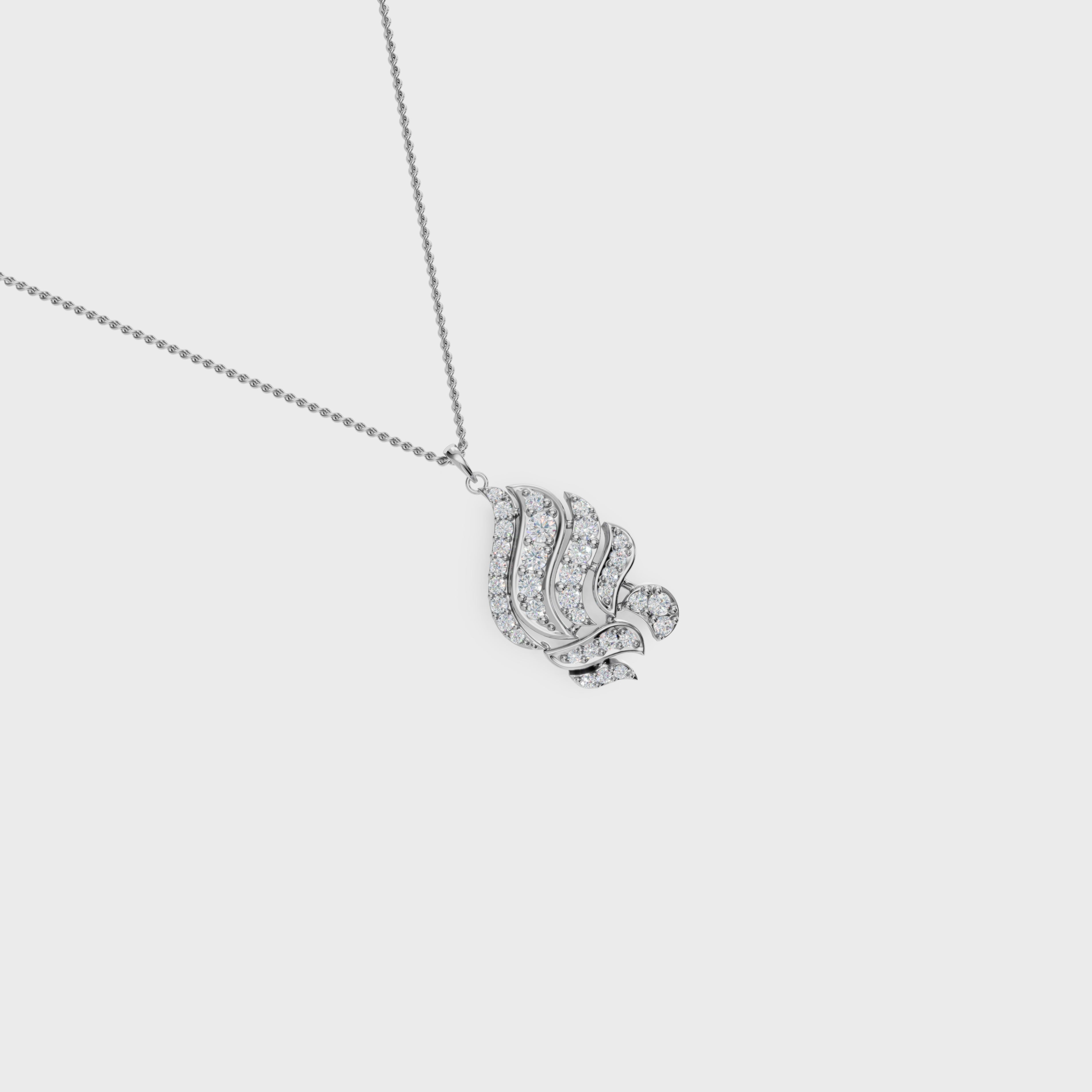 Aurora Fire Diamond Pendant