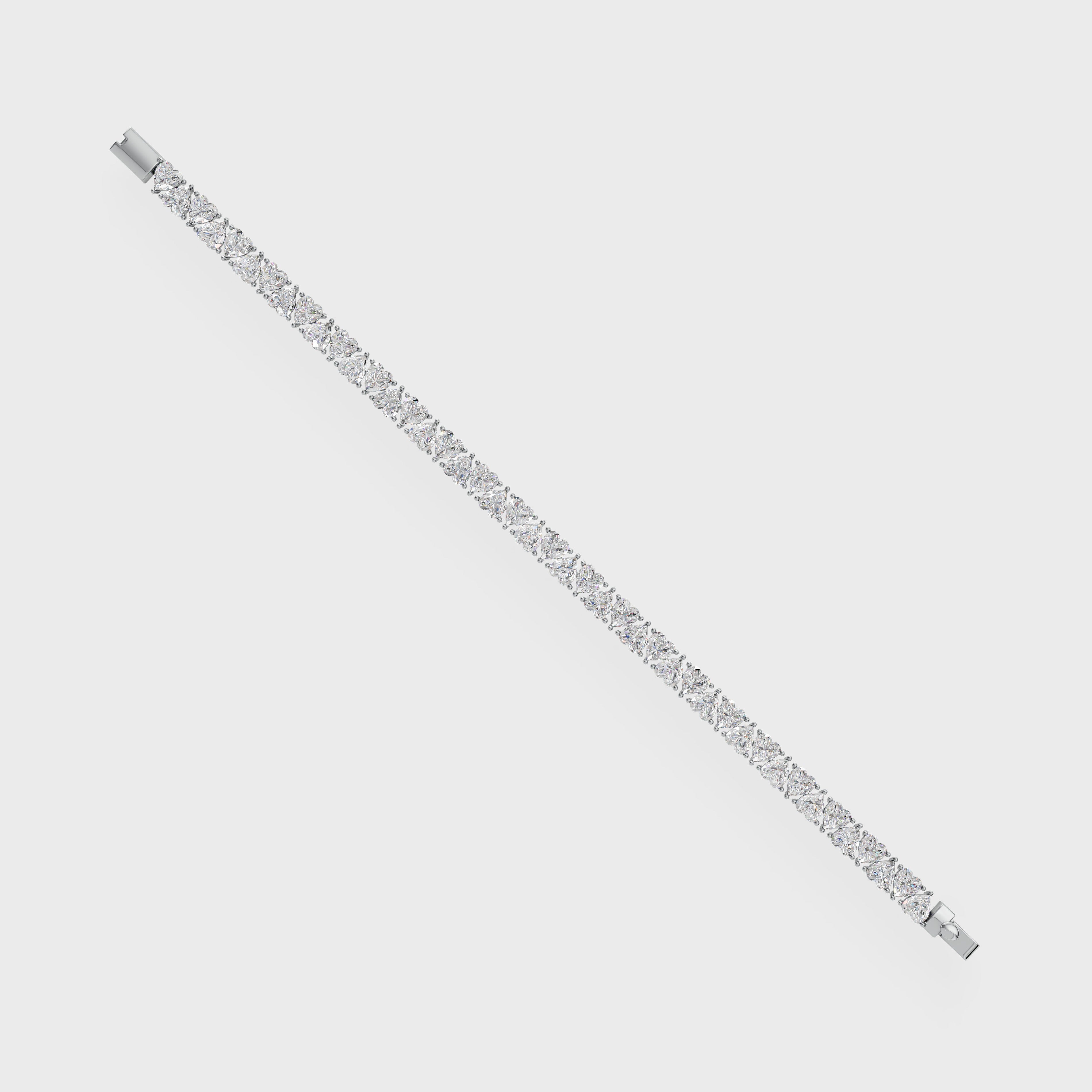Heart On My Sleev Diamond Bracelet