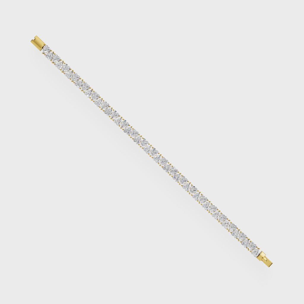 Heart On My Sleev Diamond Bracelet