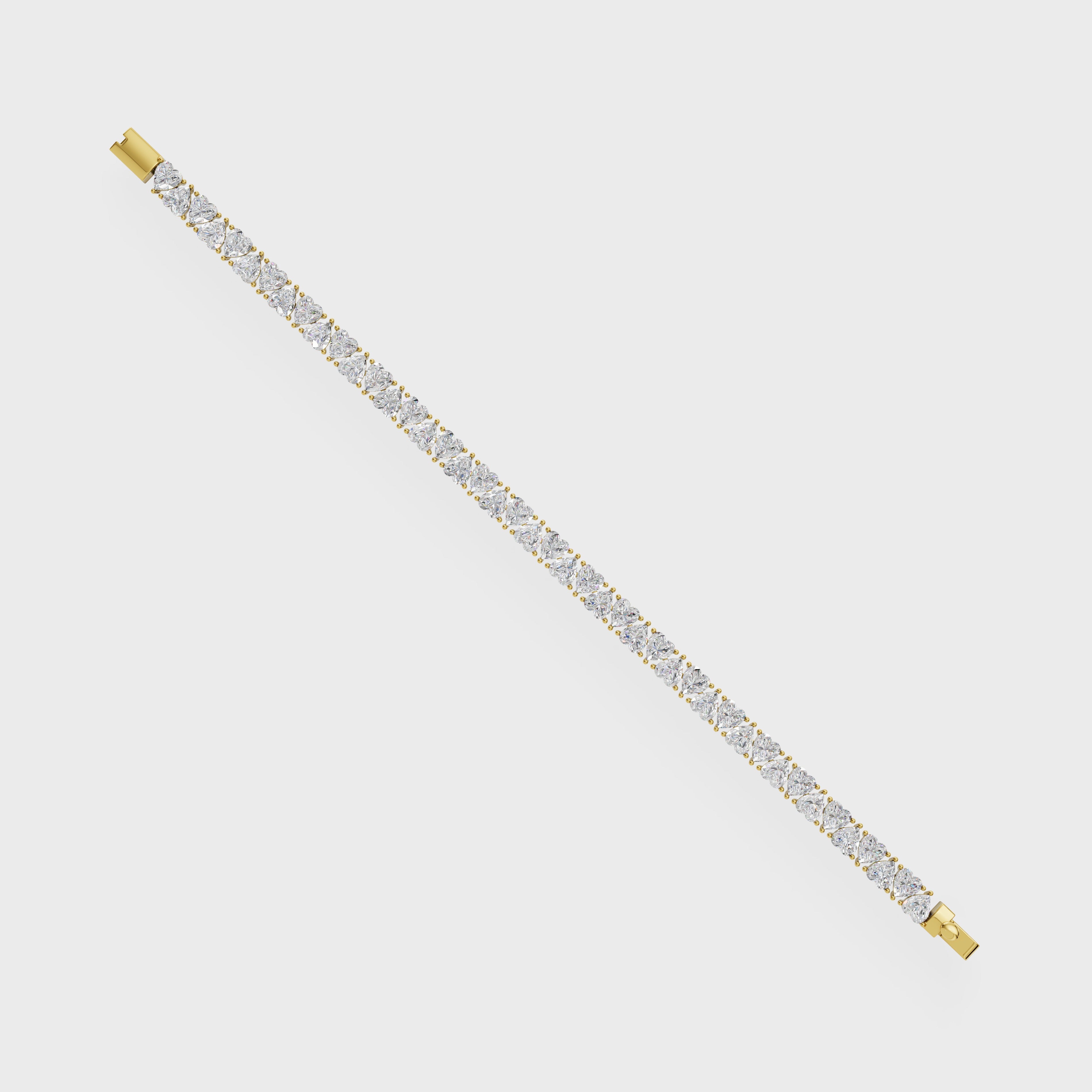 Heart On My Sleev Diamond Bracelet
