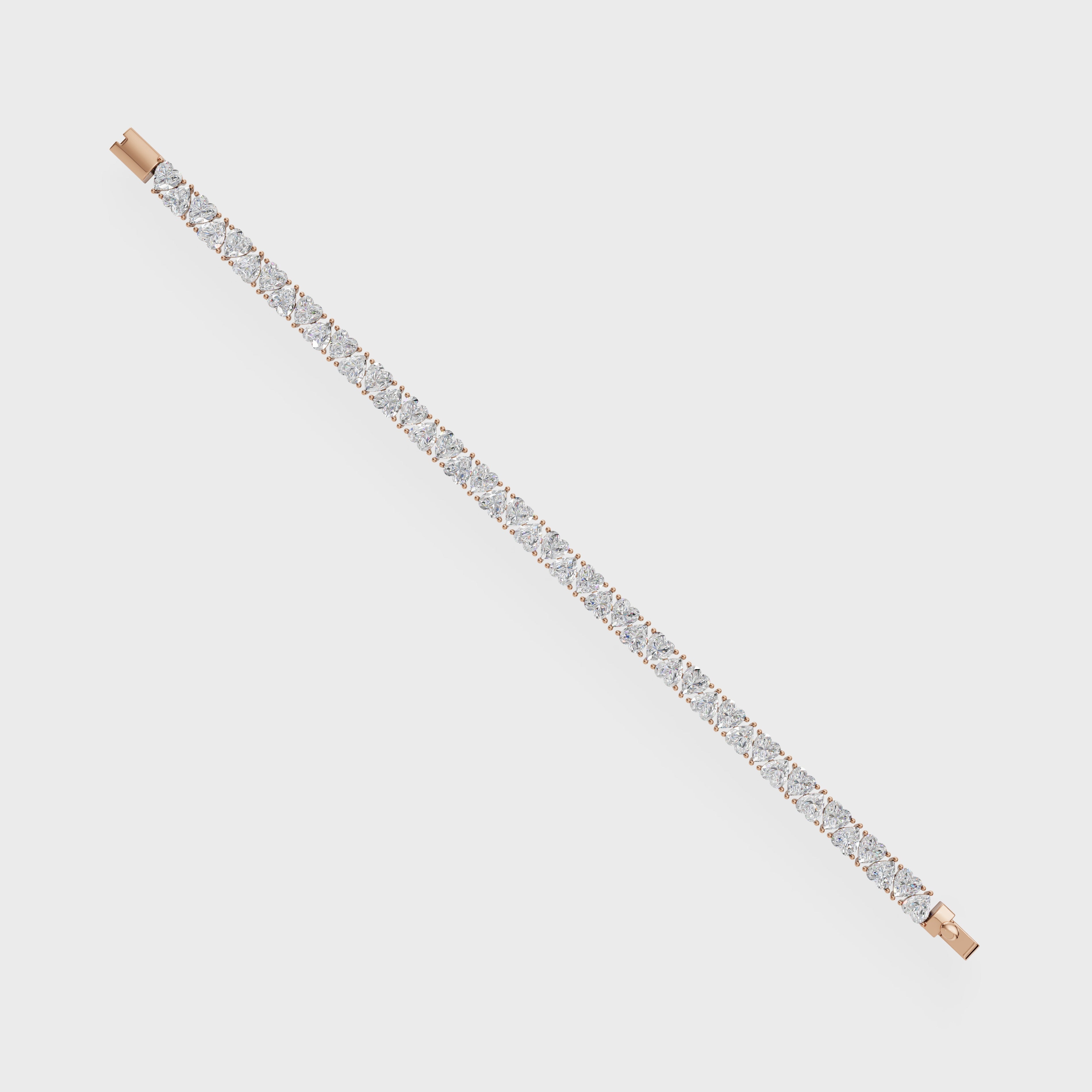 Heart On My Sleev Diamond Bracelet