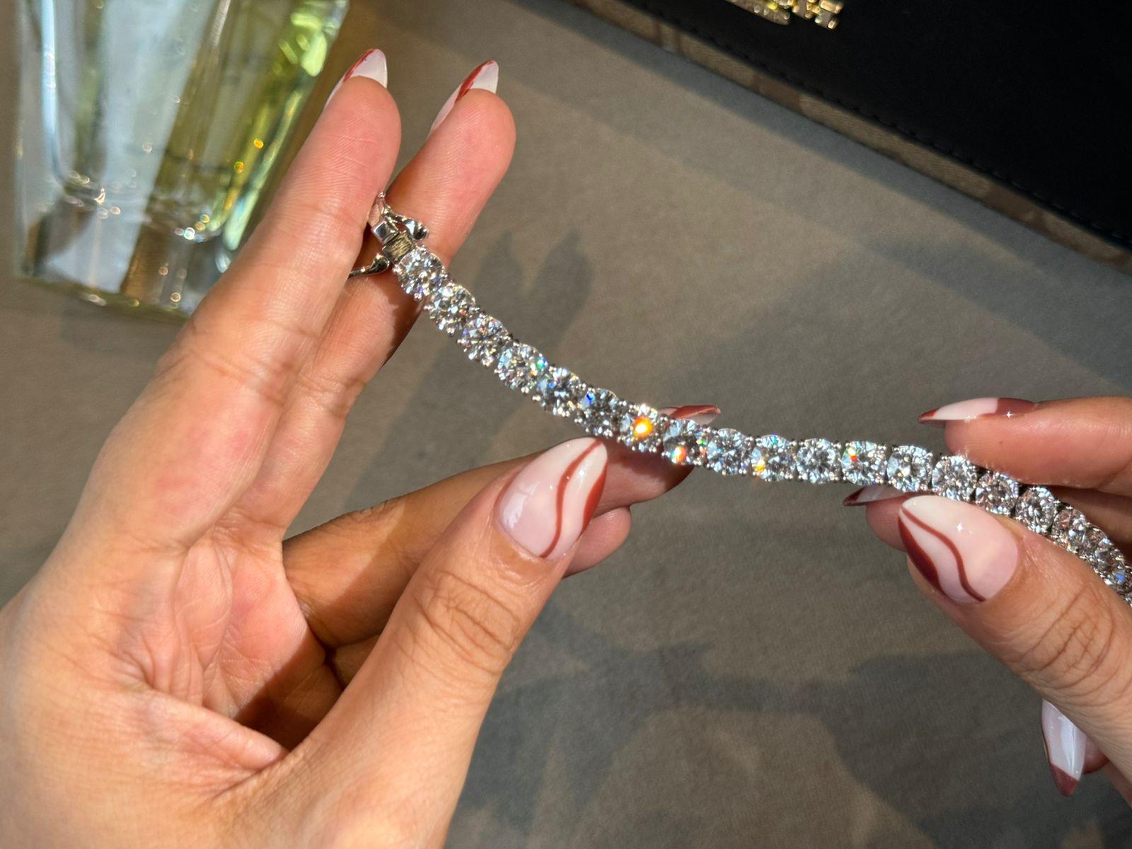 0.70 Ct Elegant Diamond Tennis Bracelet