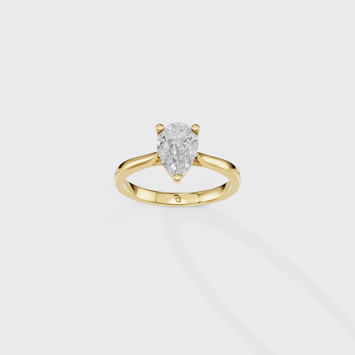 Ethereal 1ct Pear Ring
