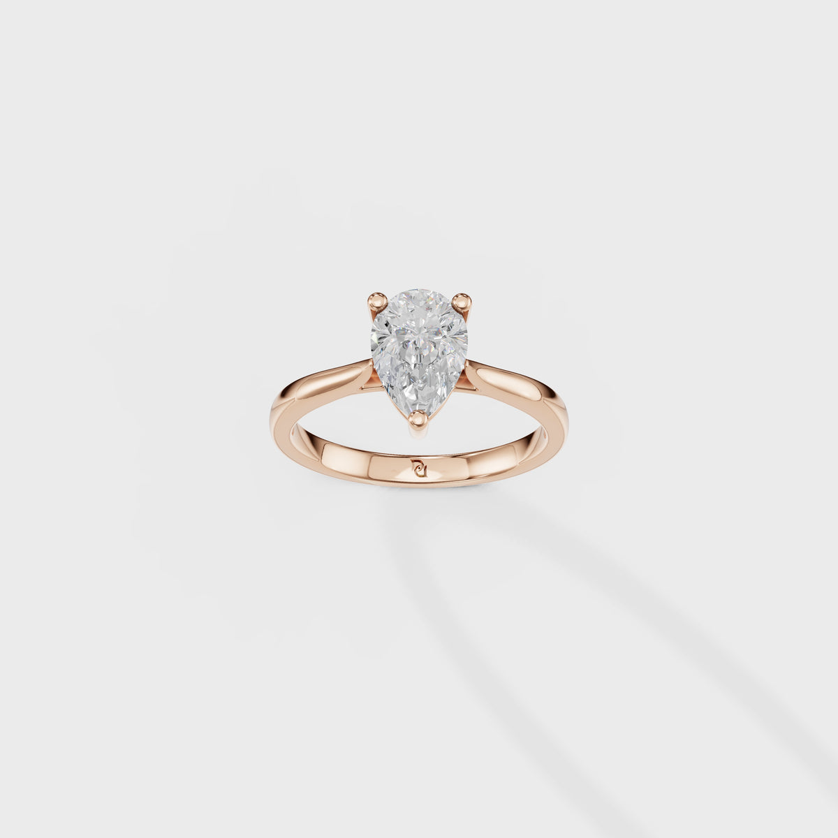 Ethereal 1ct Pear Ring