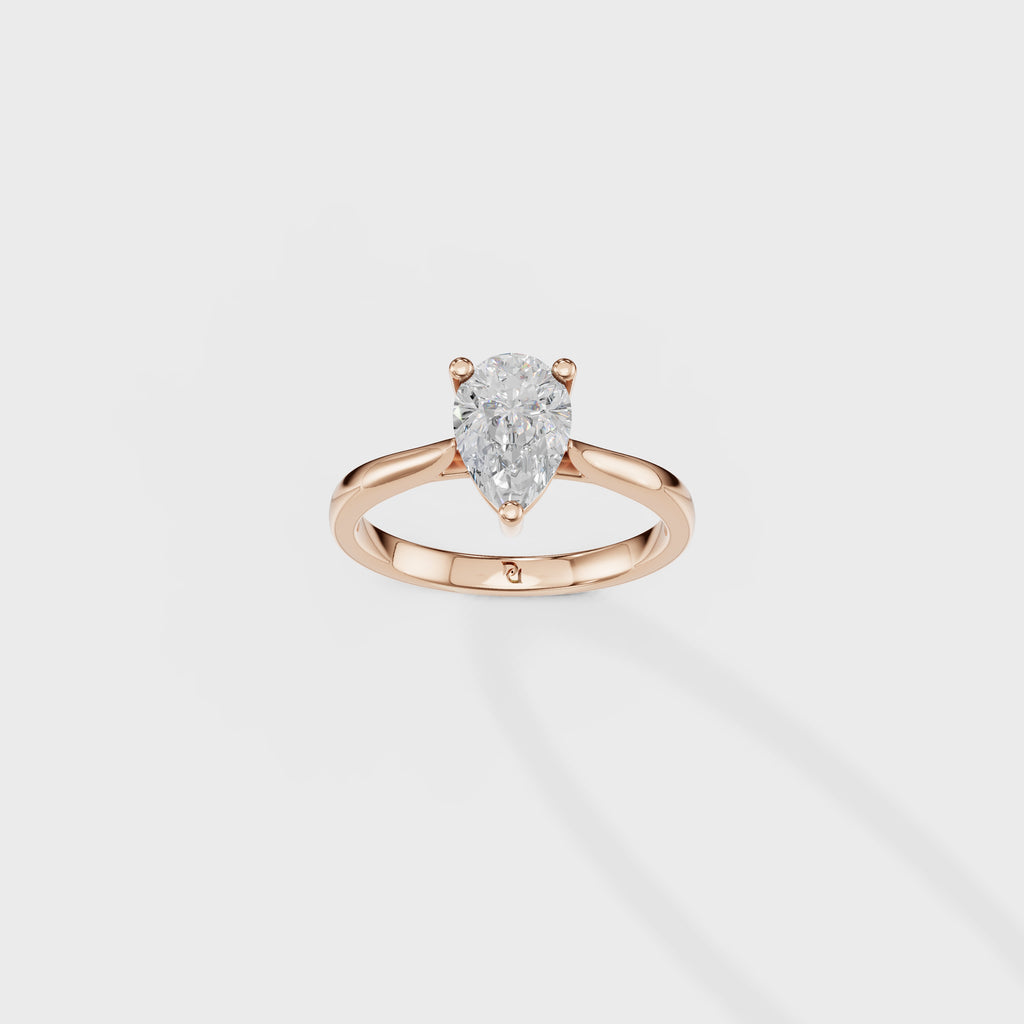 Ethereal Pear Ring