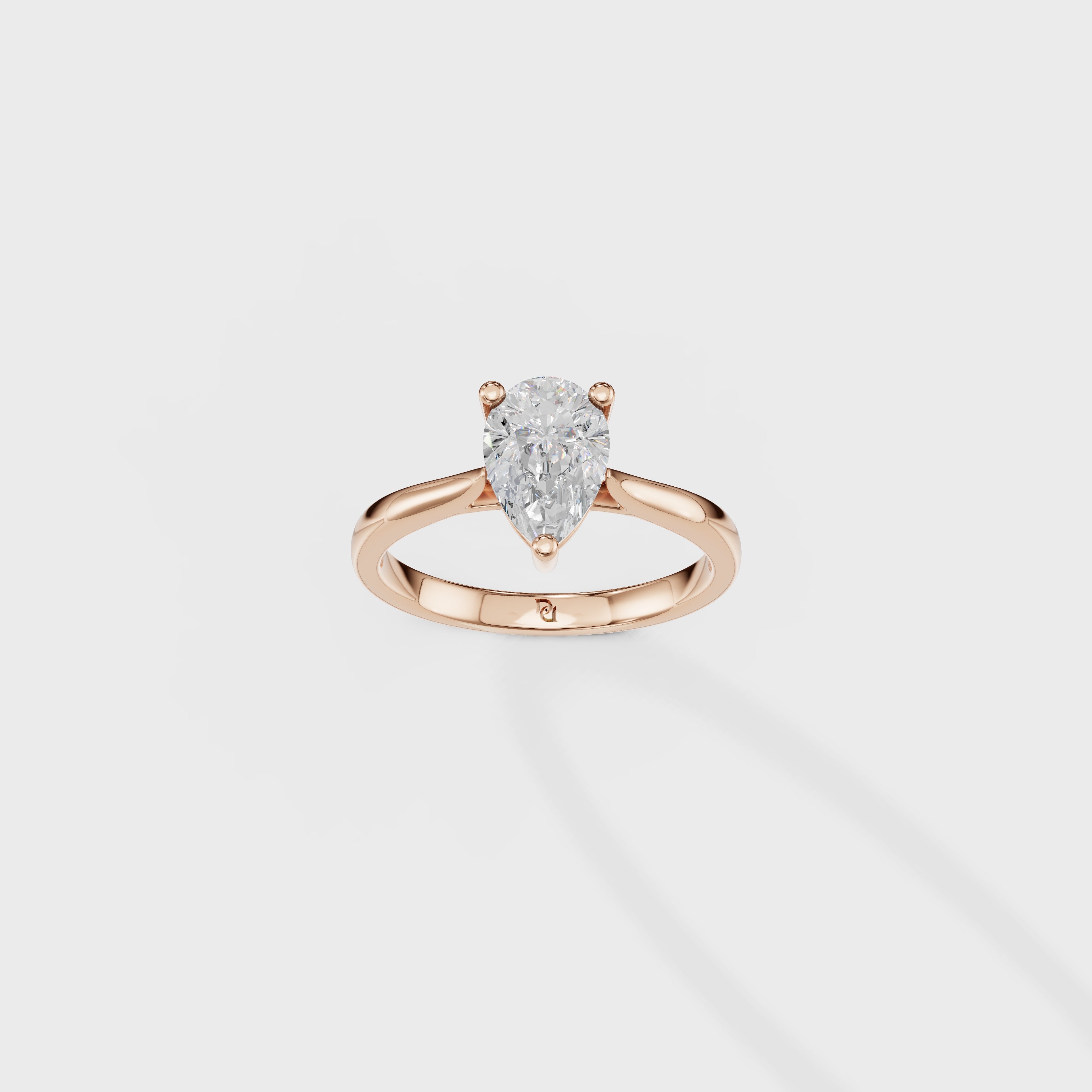 Ethereal Pear Ring