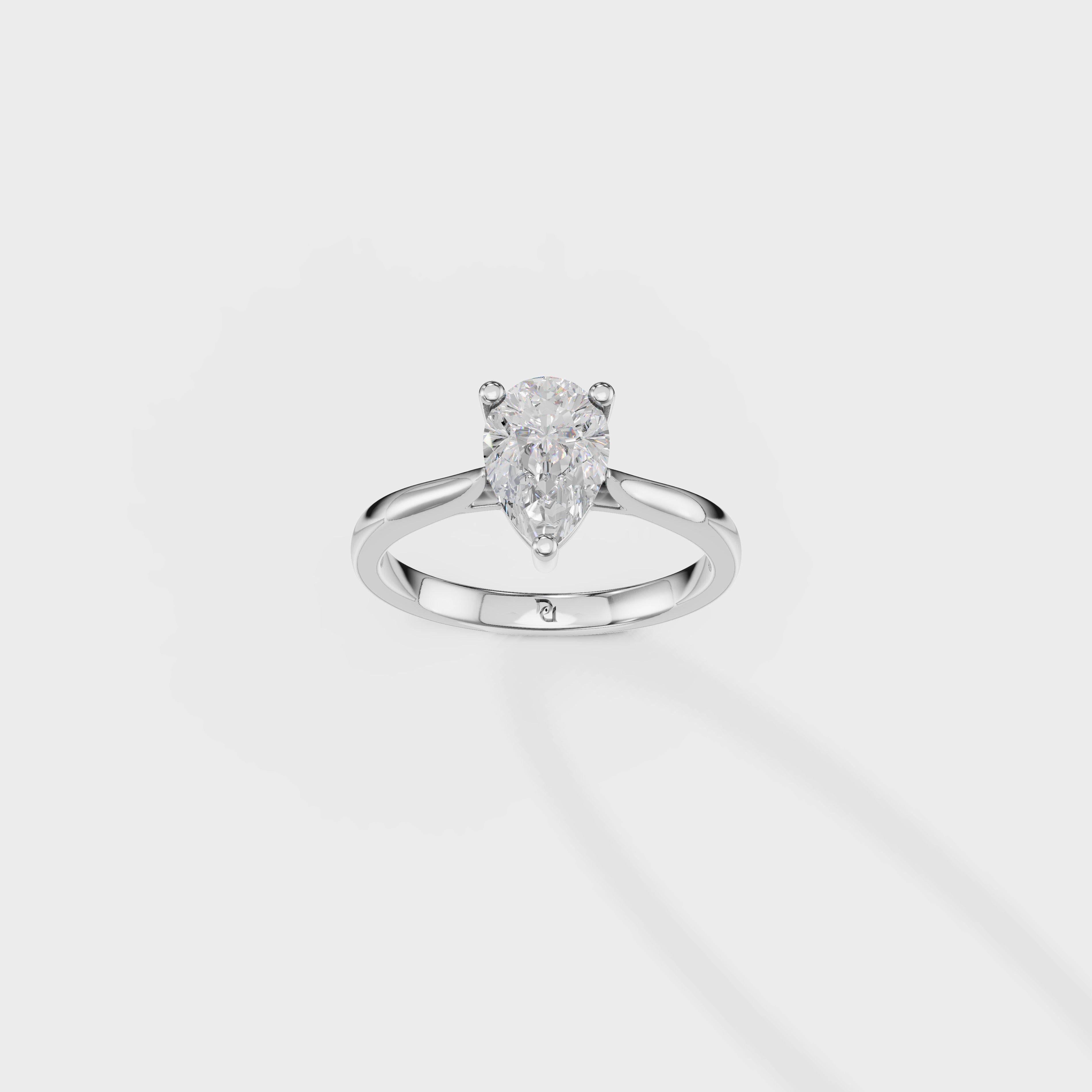 Ethereal Pear Ring