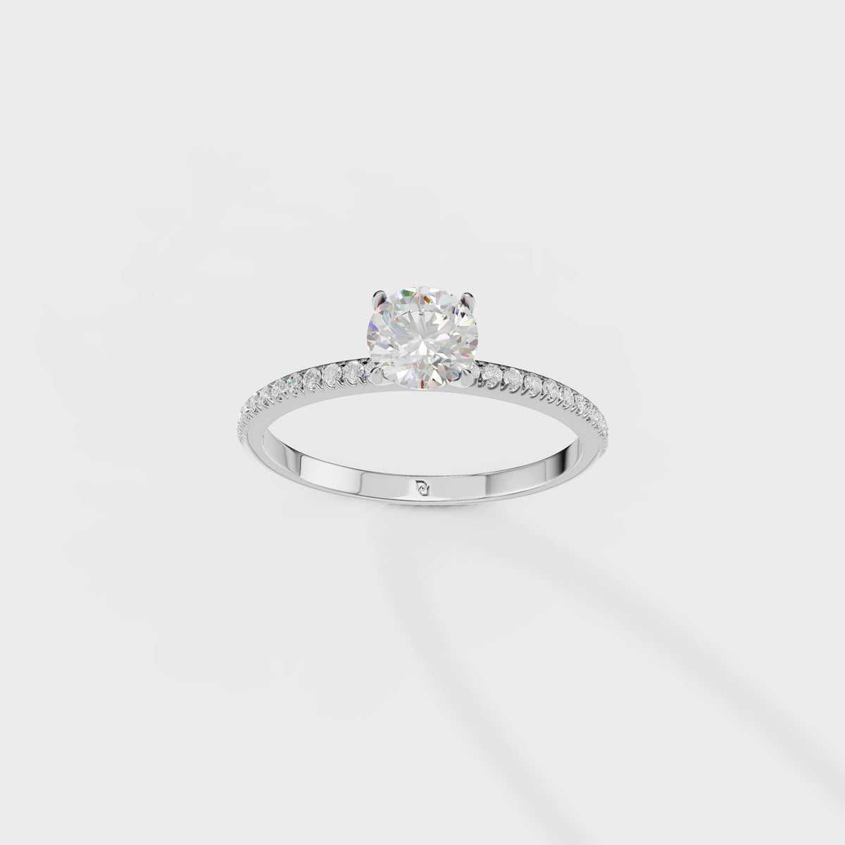 0.50ct Round Diamond Solitaire Brilliant Engagement Ring