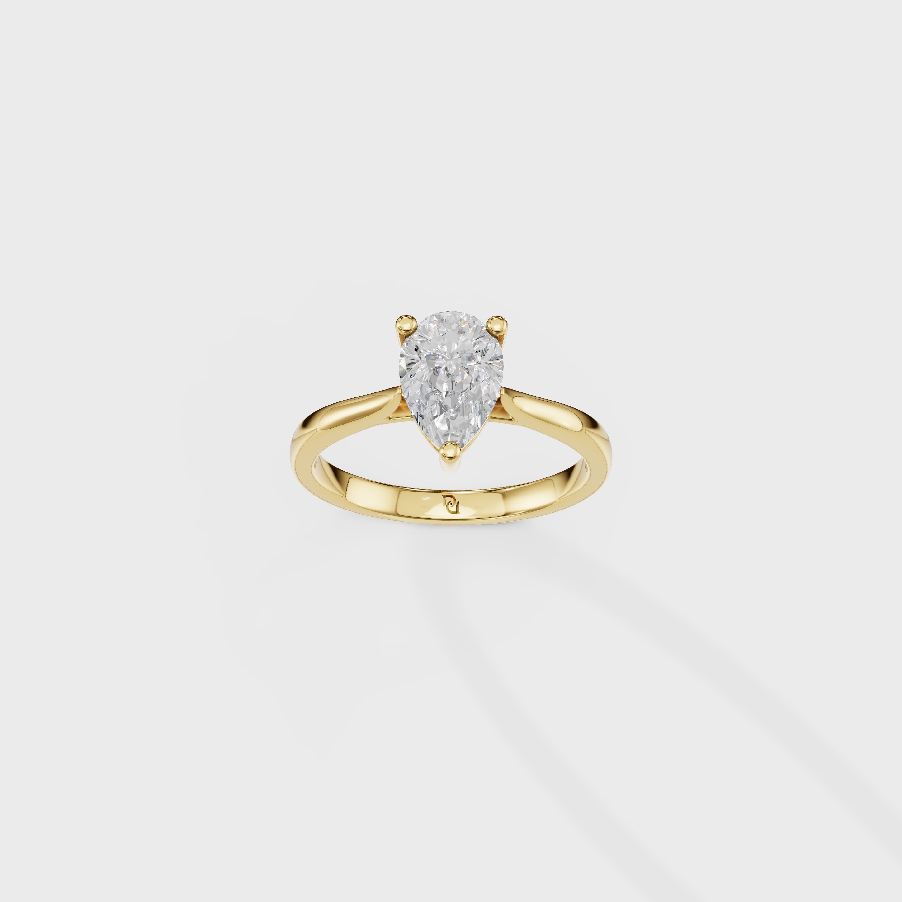 Ethereal Pear Ring