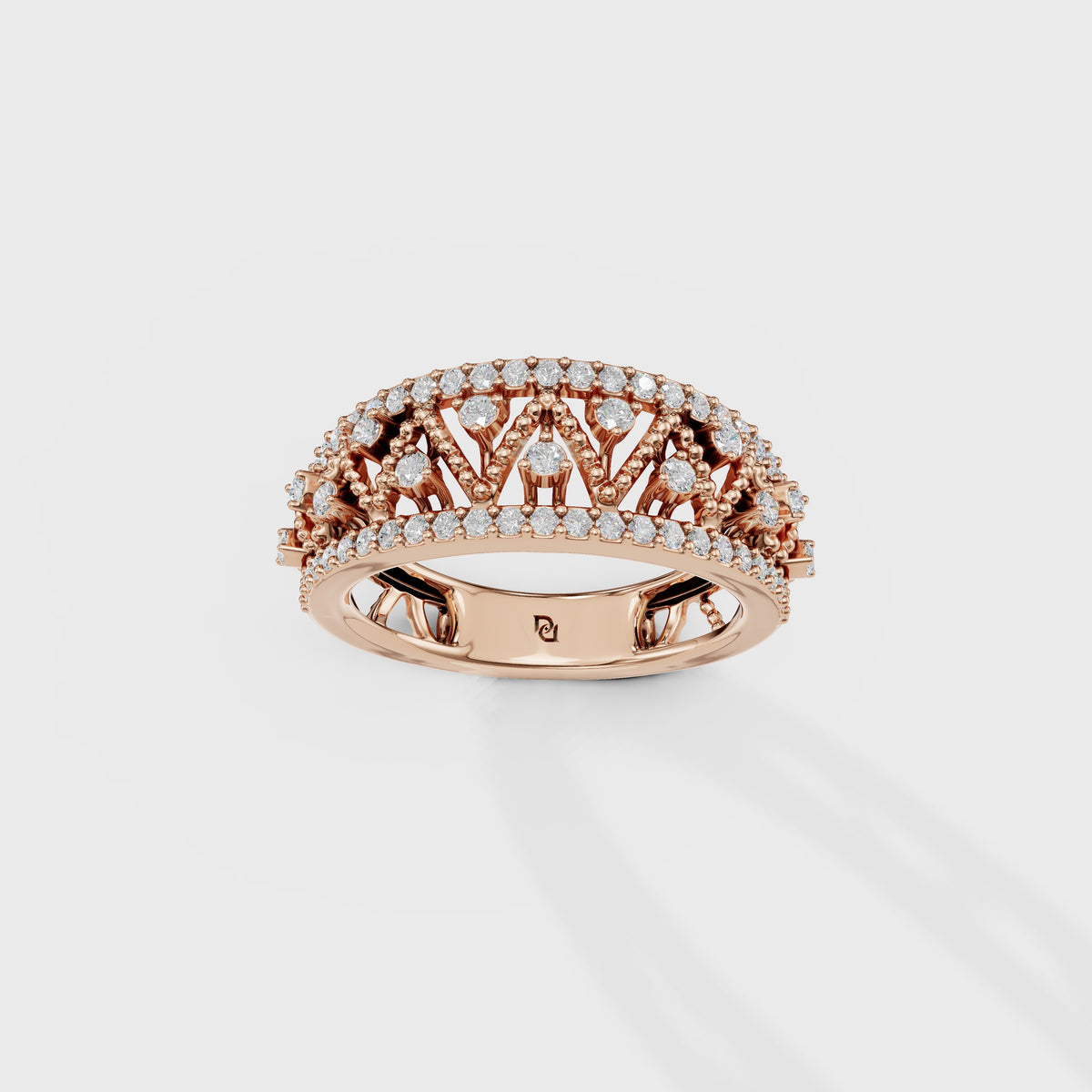 Diamond Stackable Band Ring