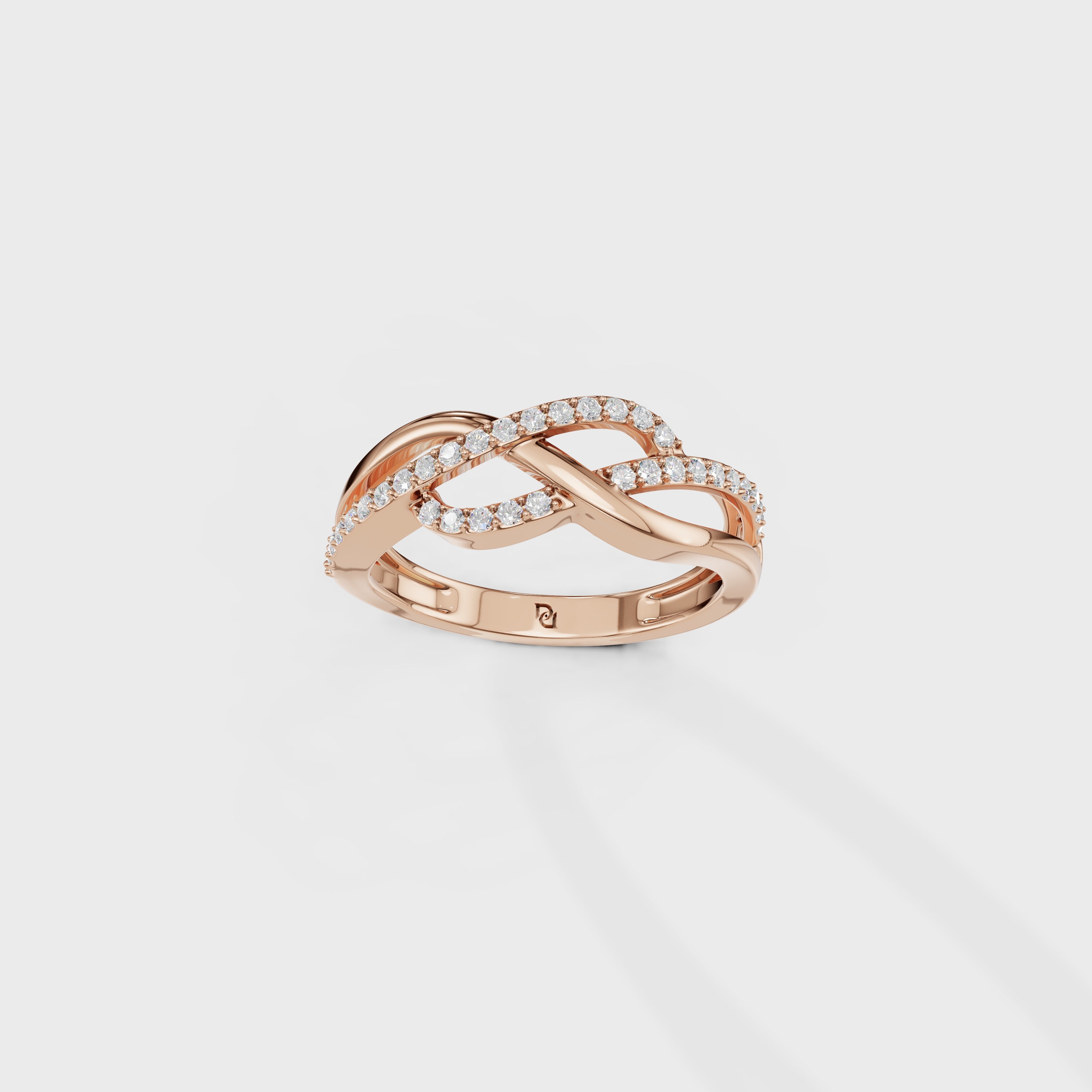 Endless Love Diamond Infinity Band