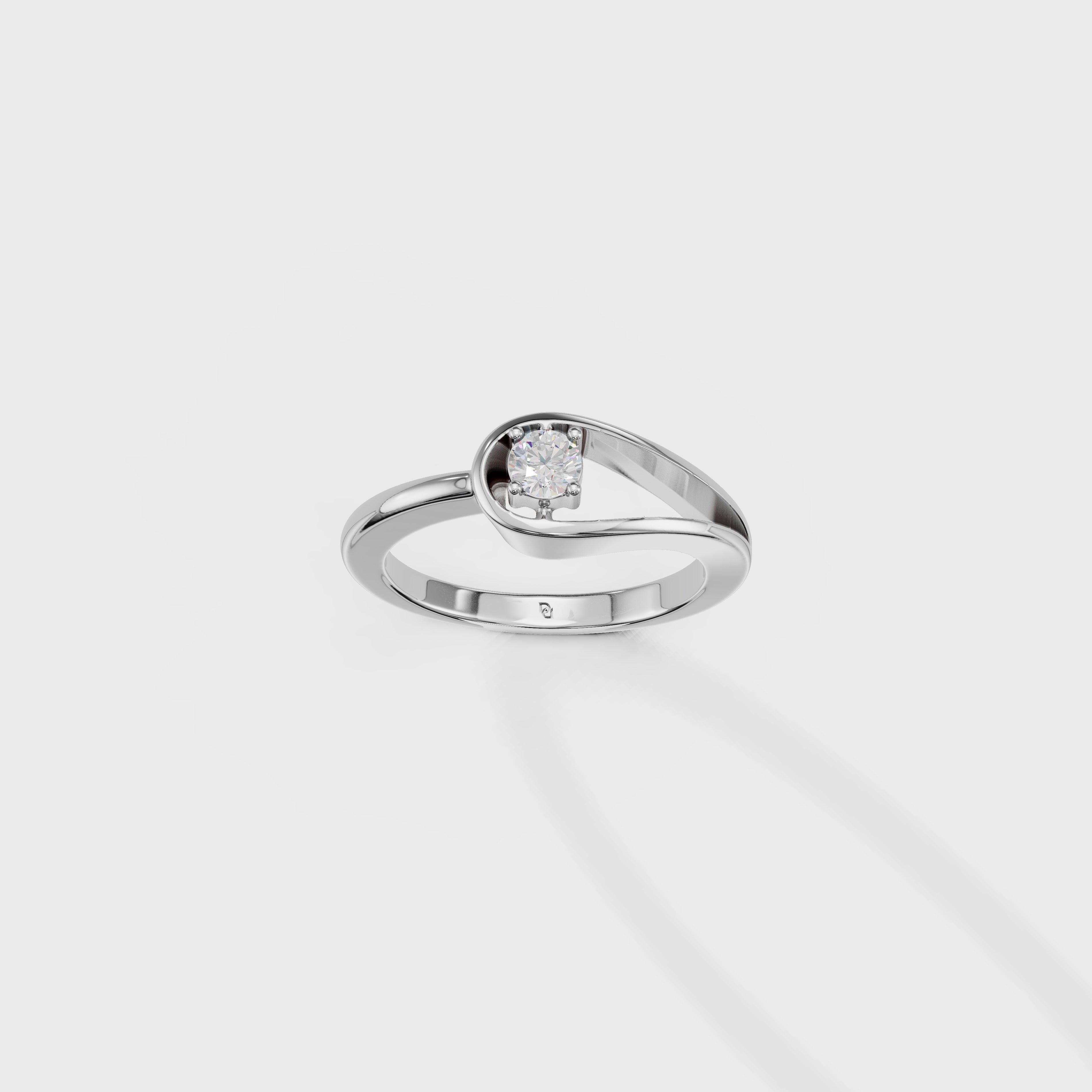 Diamond Embrace Engagement Ring