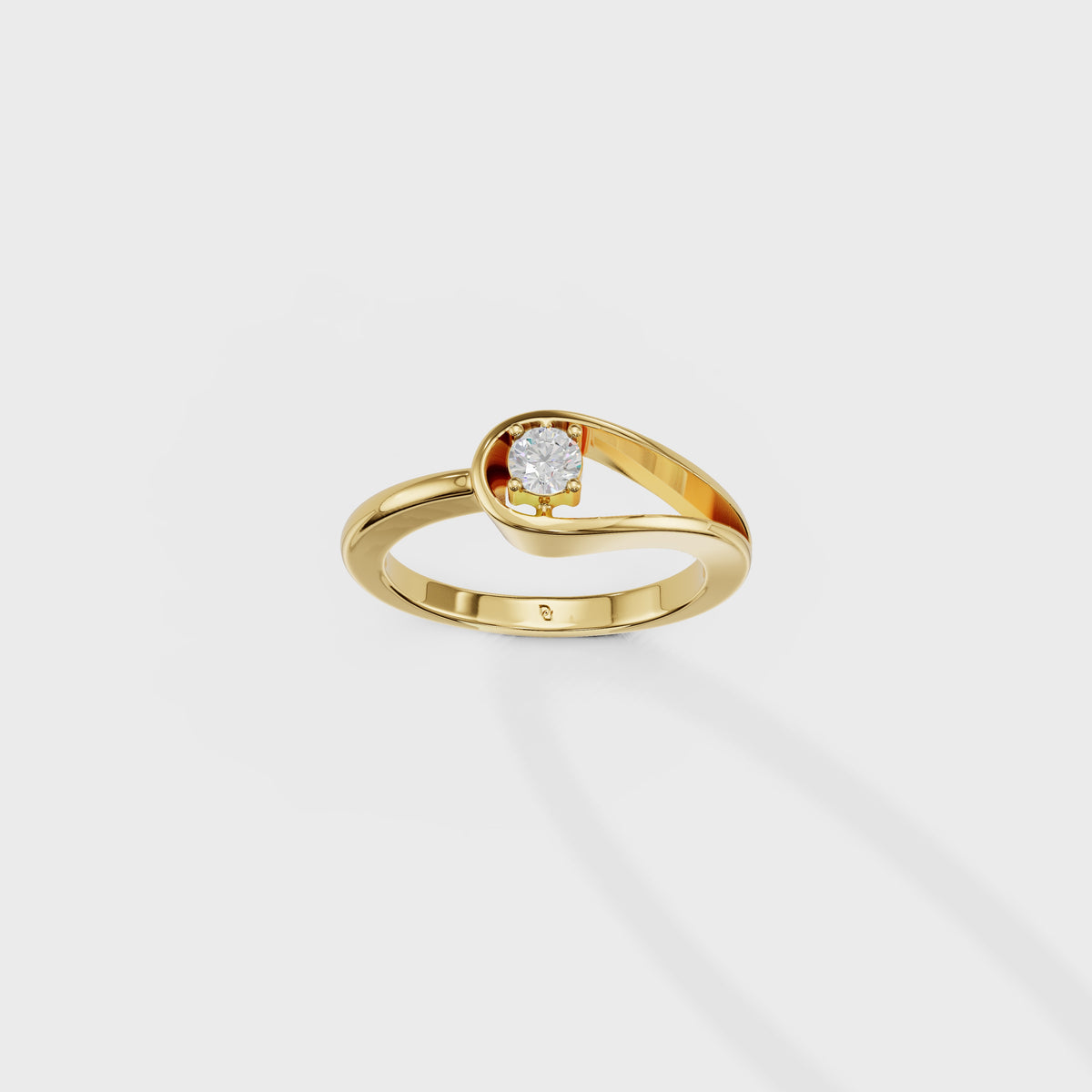 Diamond Embrace Engagement Ring