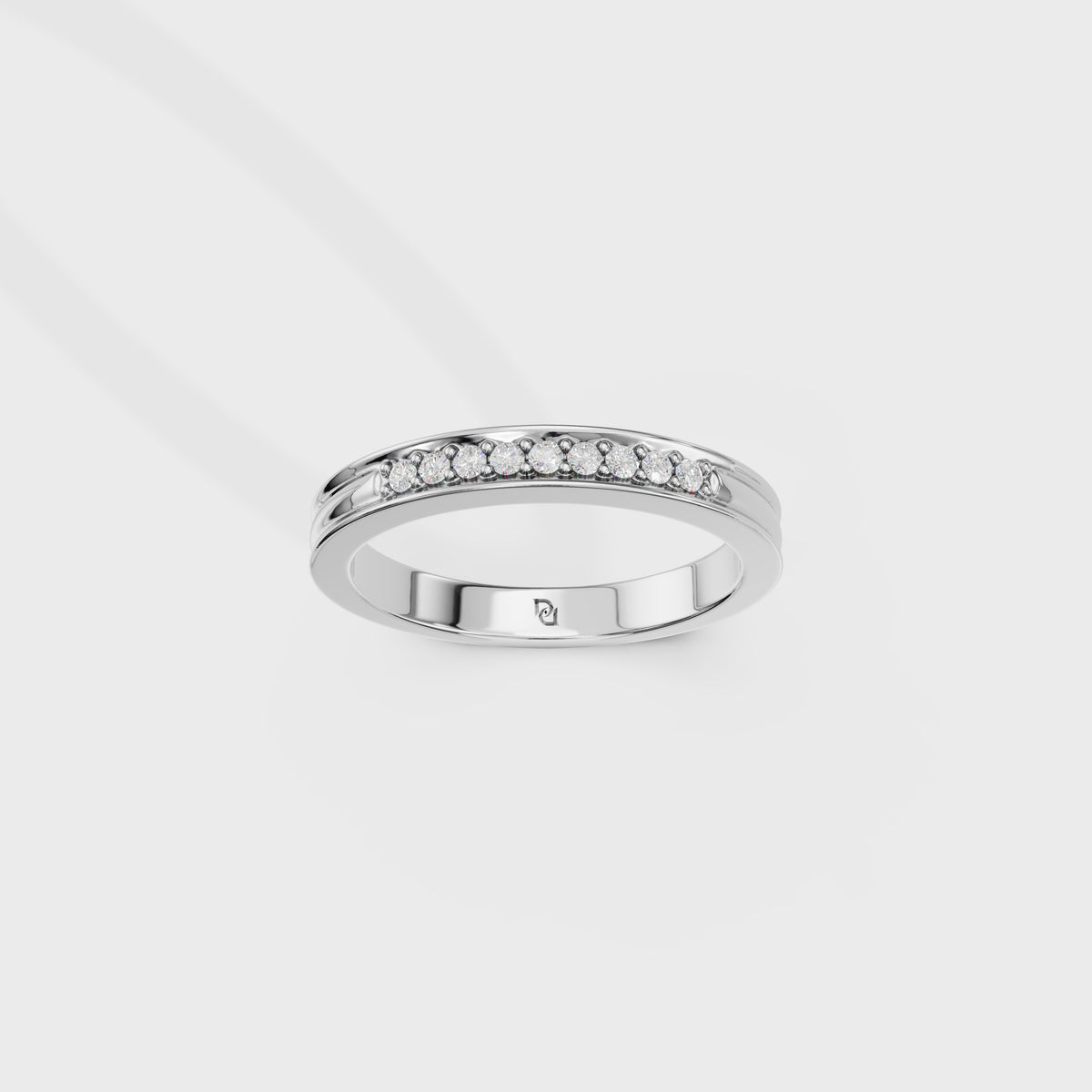 Brilliant Round Diamond Wedding Ring