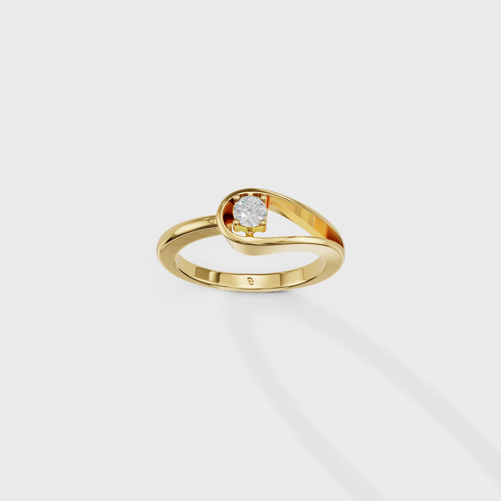 Diamond Embrace Engagement Ring
