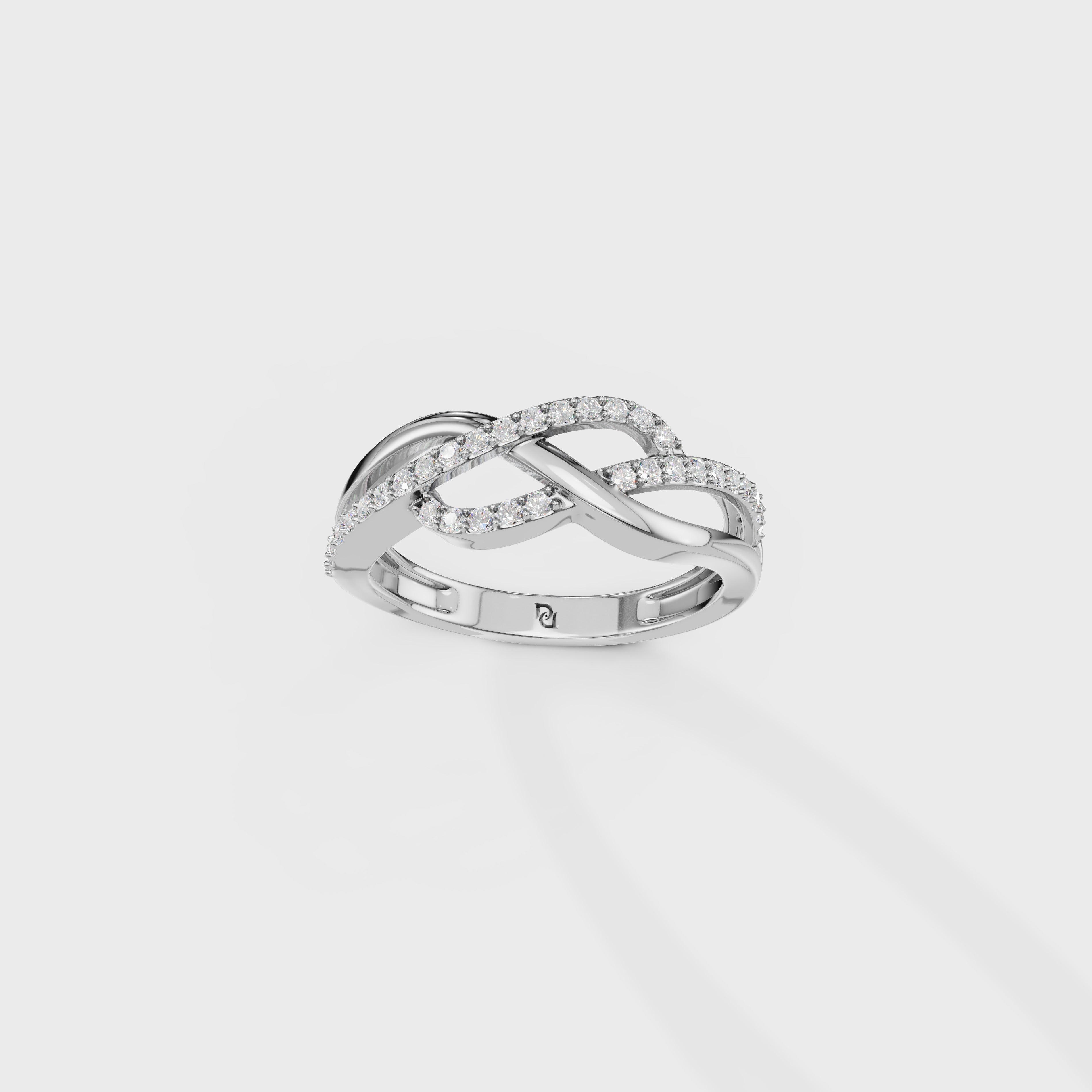 Endless Love Diamond Infinity Band