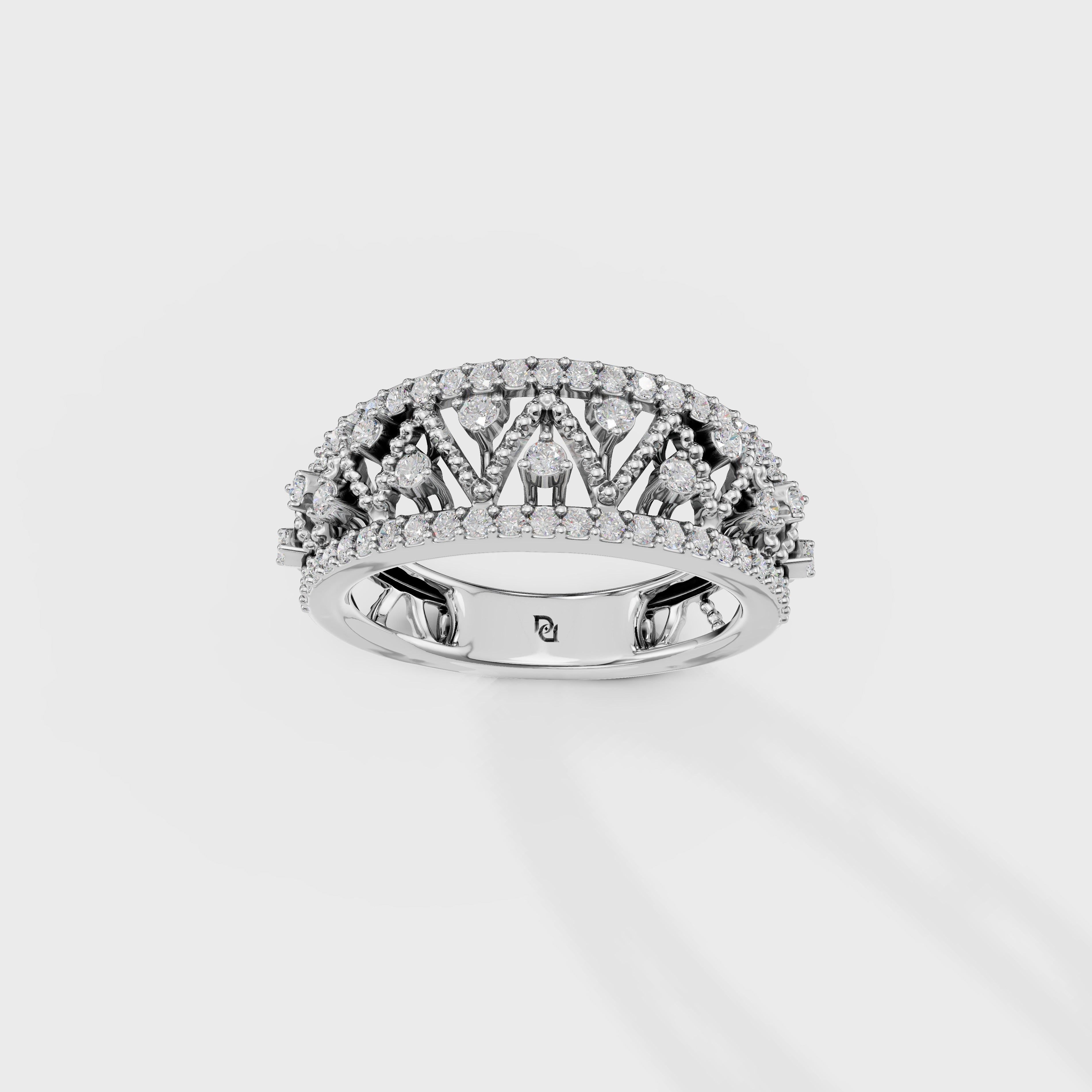 Diamond Stackable Band Ring