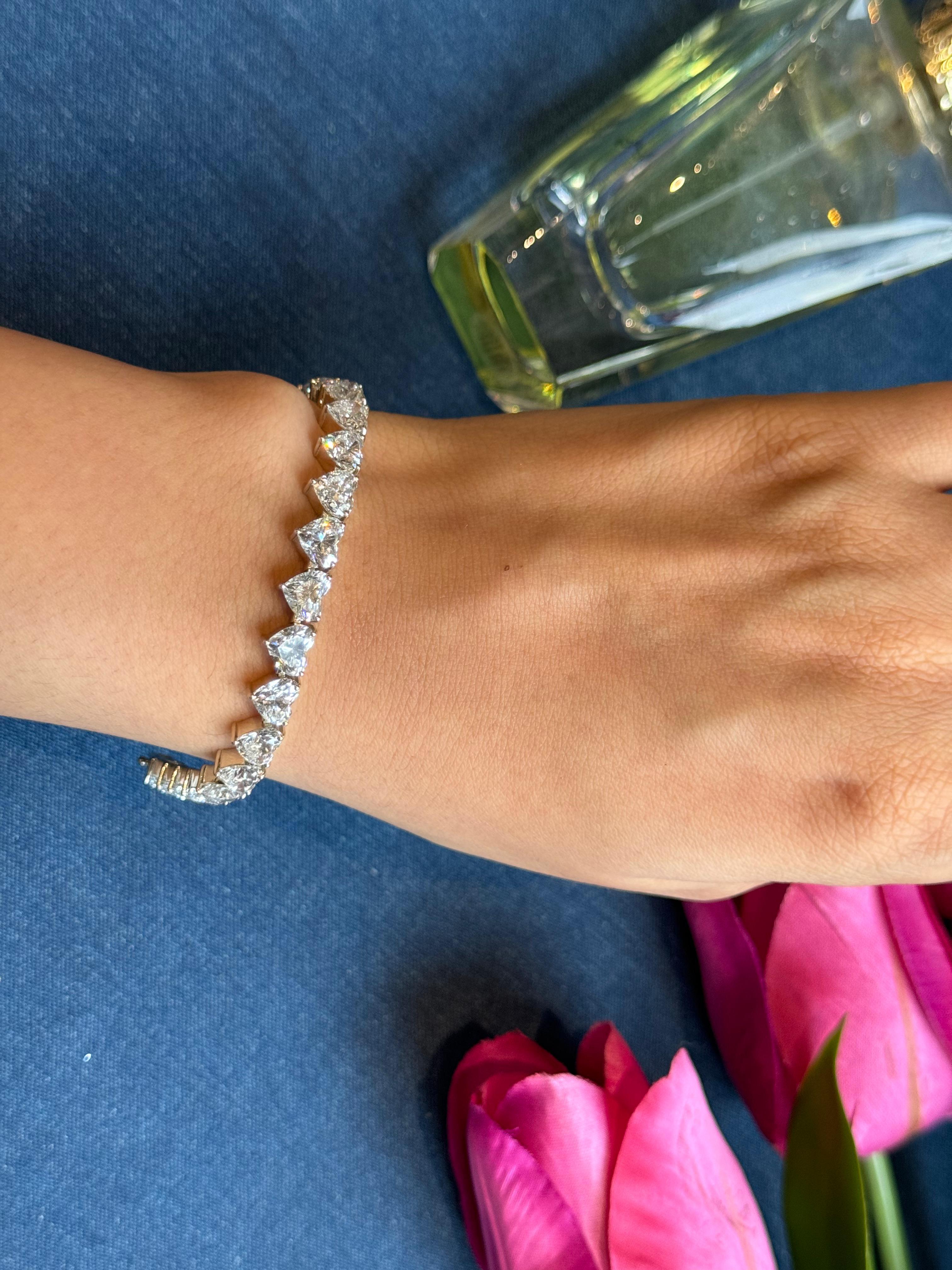 Heart On My Sleev Diamond Bracelet