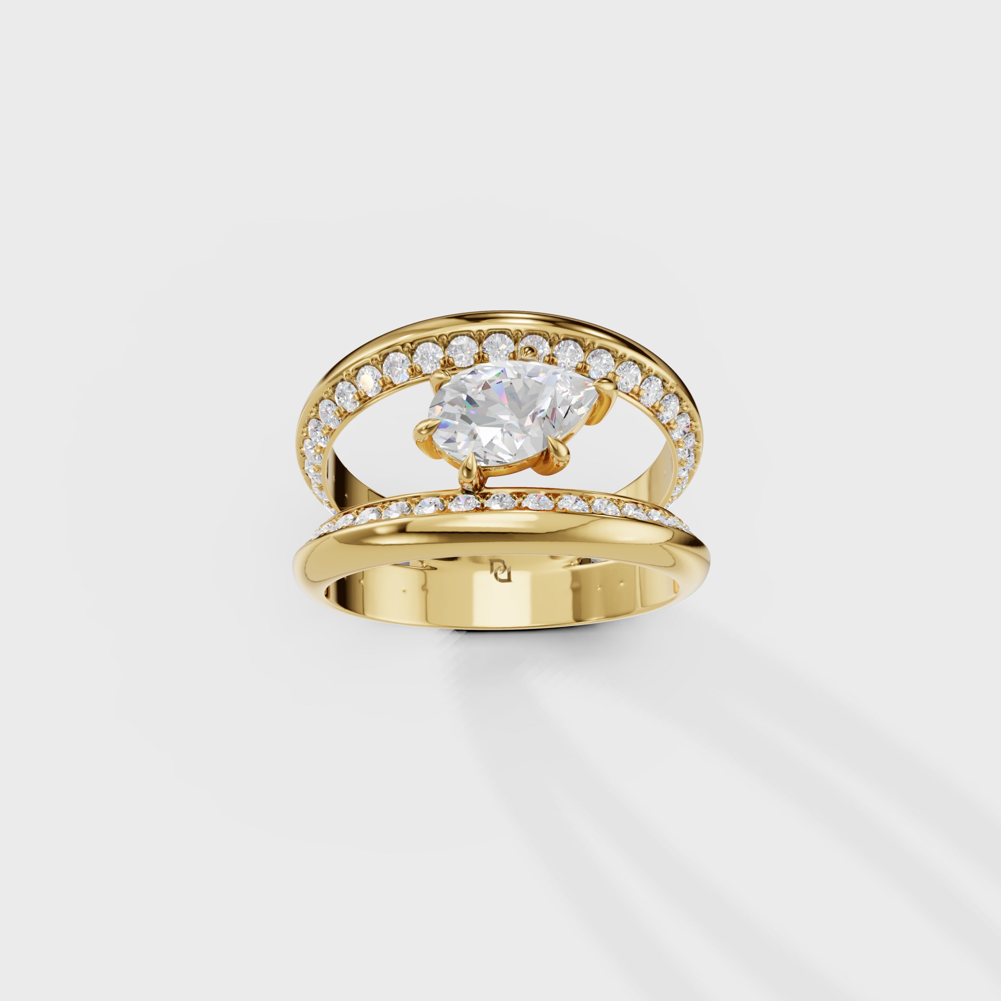 The Celestial Pear Ring