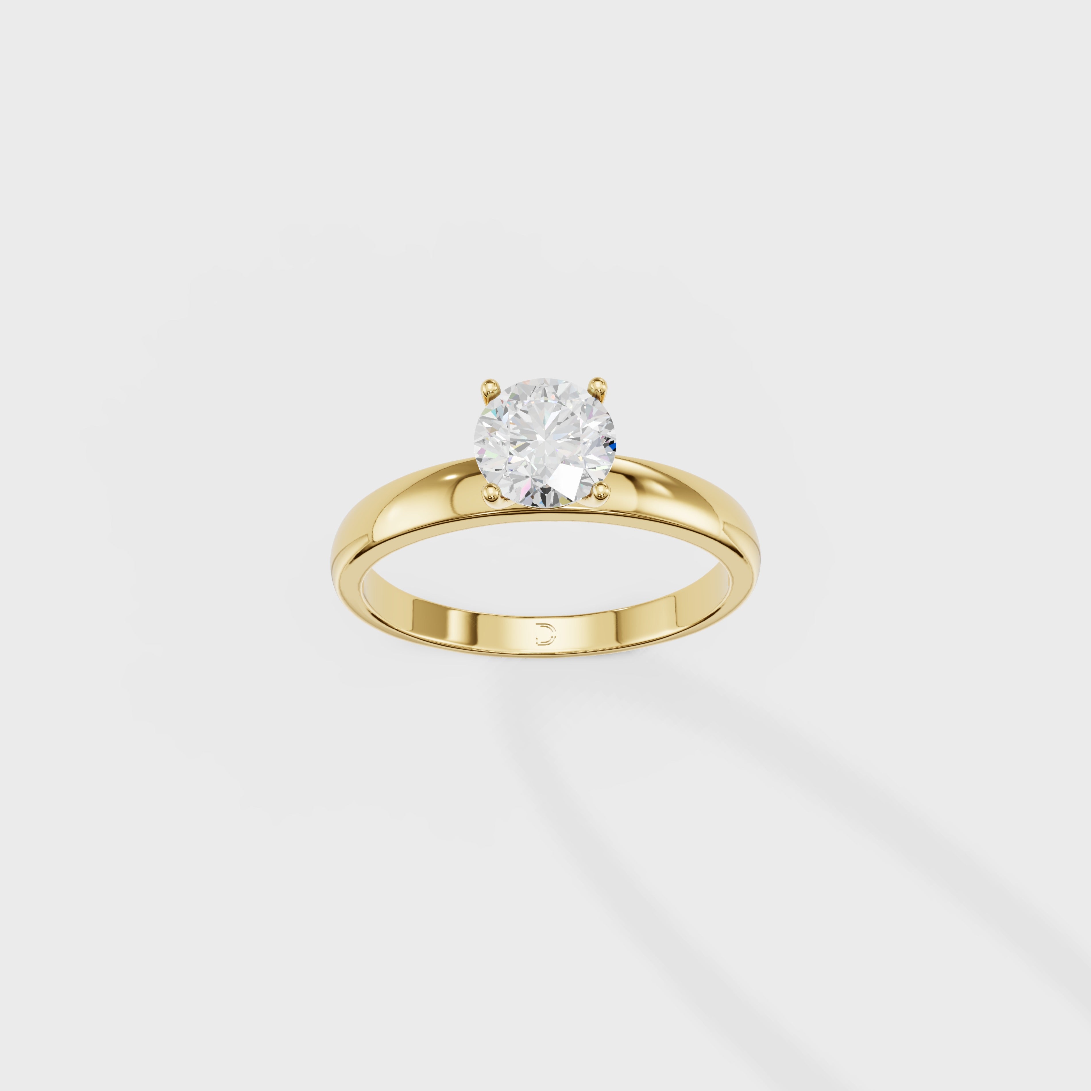 Cathedral Solitaire Ring