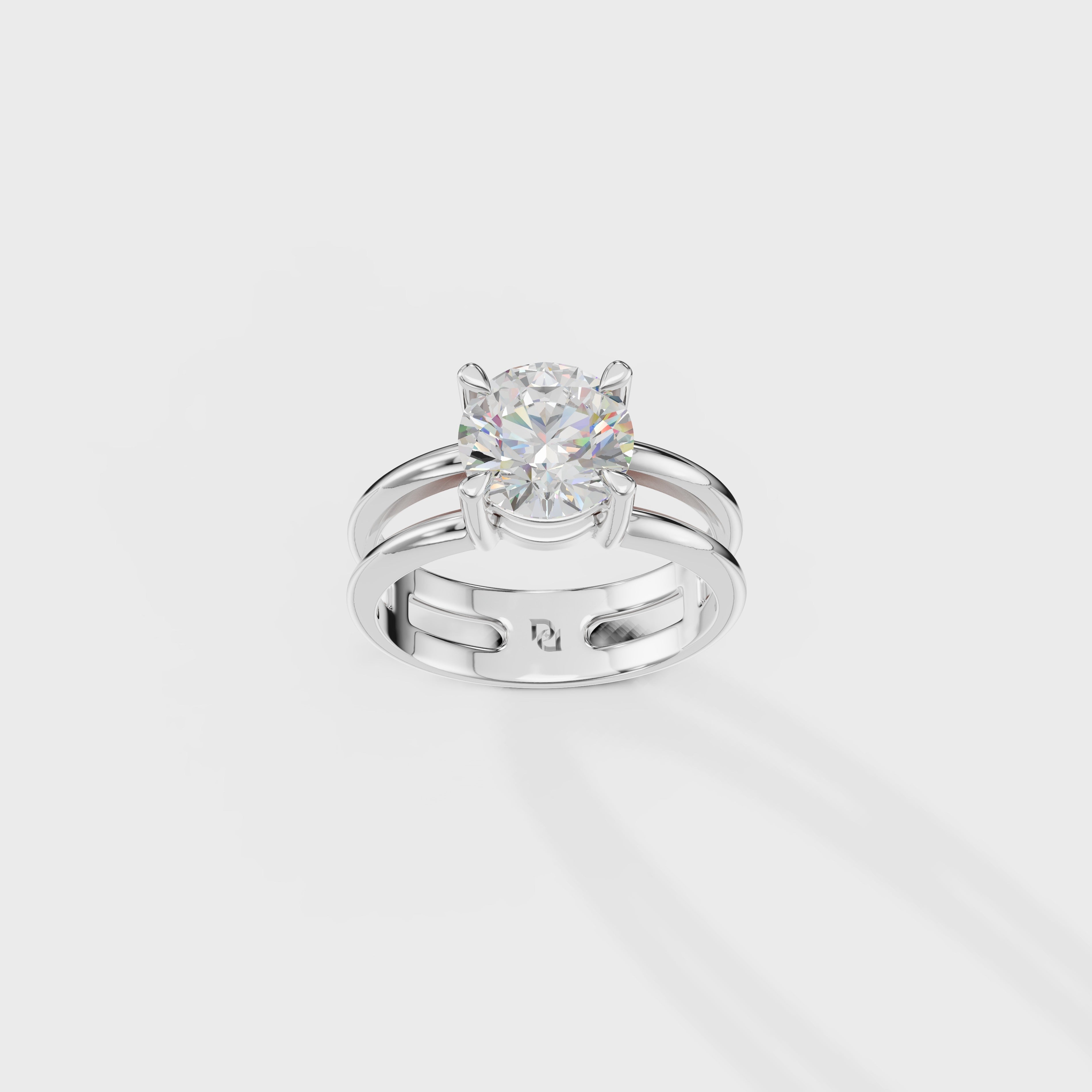 Round Cut Diamond Solitaire Ring