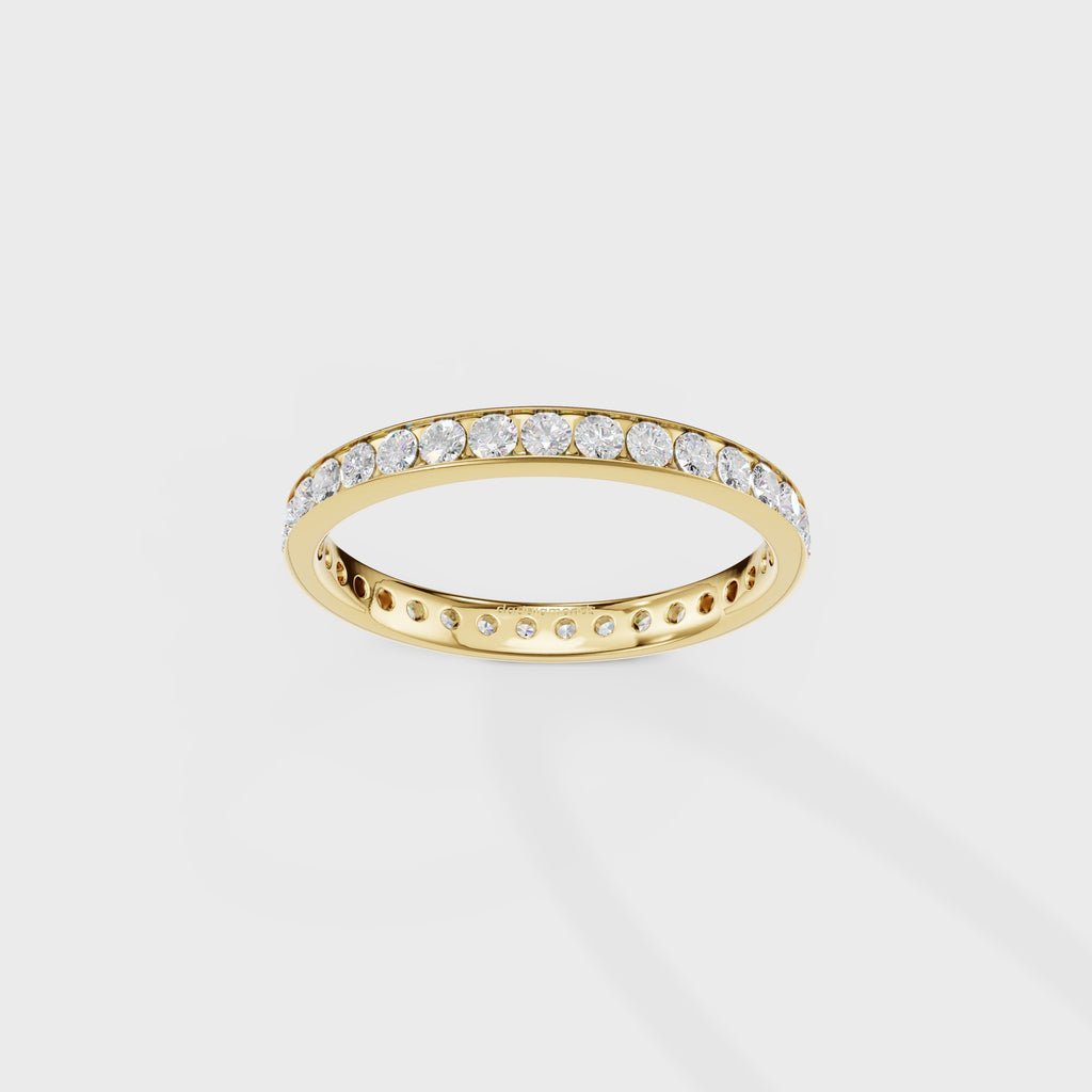 Tabitha Channel Set Eternity Lab Diamond Ring