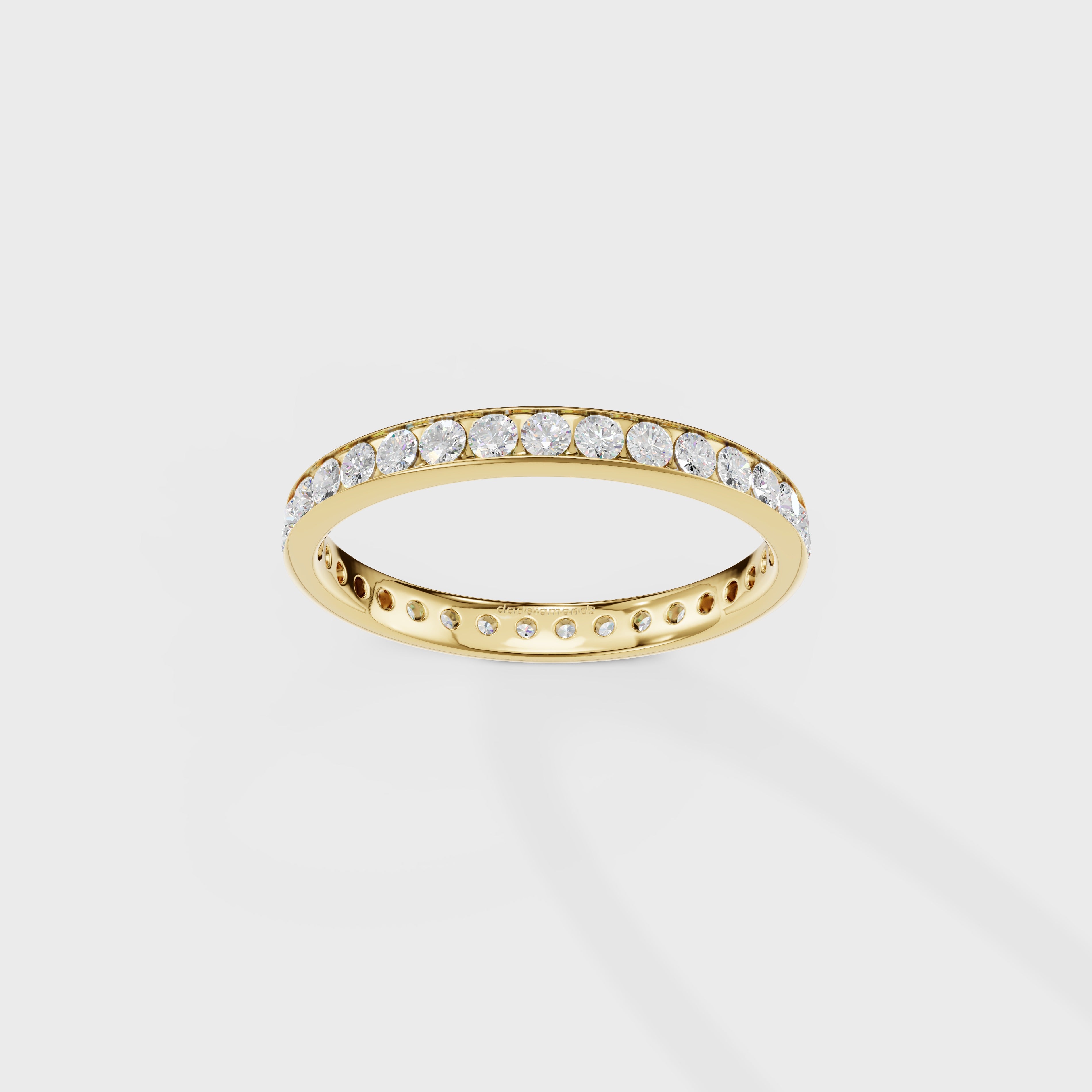 Tabitha Channel Set Eternity Lab Diamond Ring