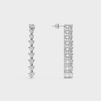 Brilliant Round Diamond Danglers