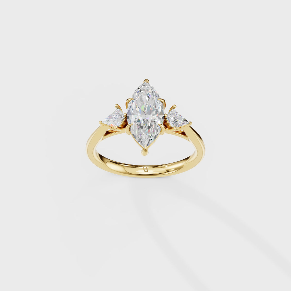 1ct Marquise & Kite Diamond Engagement Ring