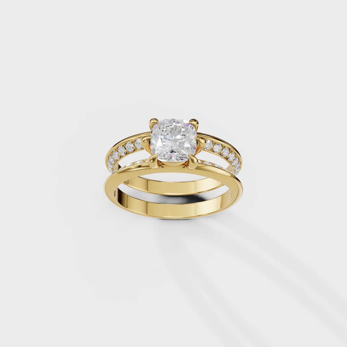 The Perfect Union Cushion Set ring