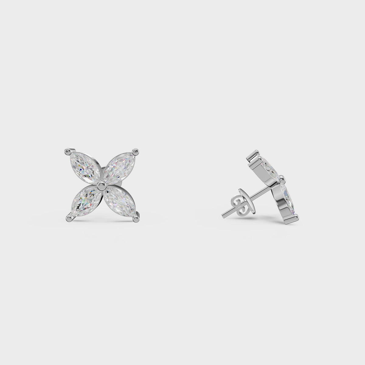 Marquise Cut Studs Earrings