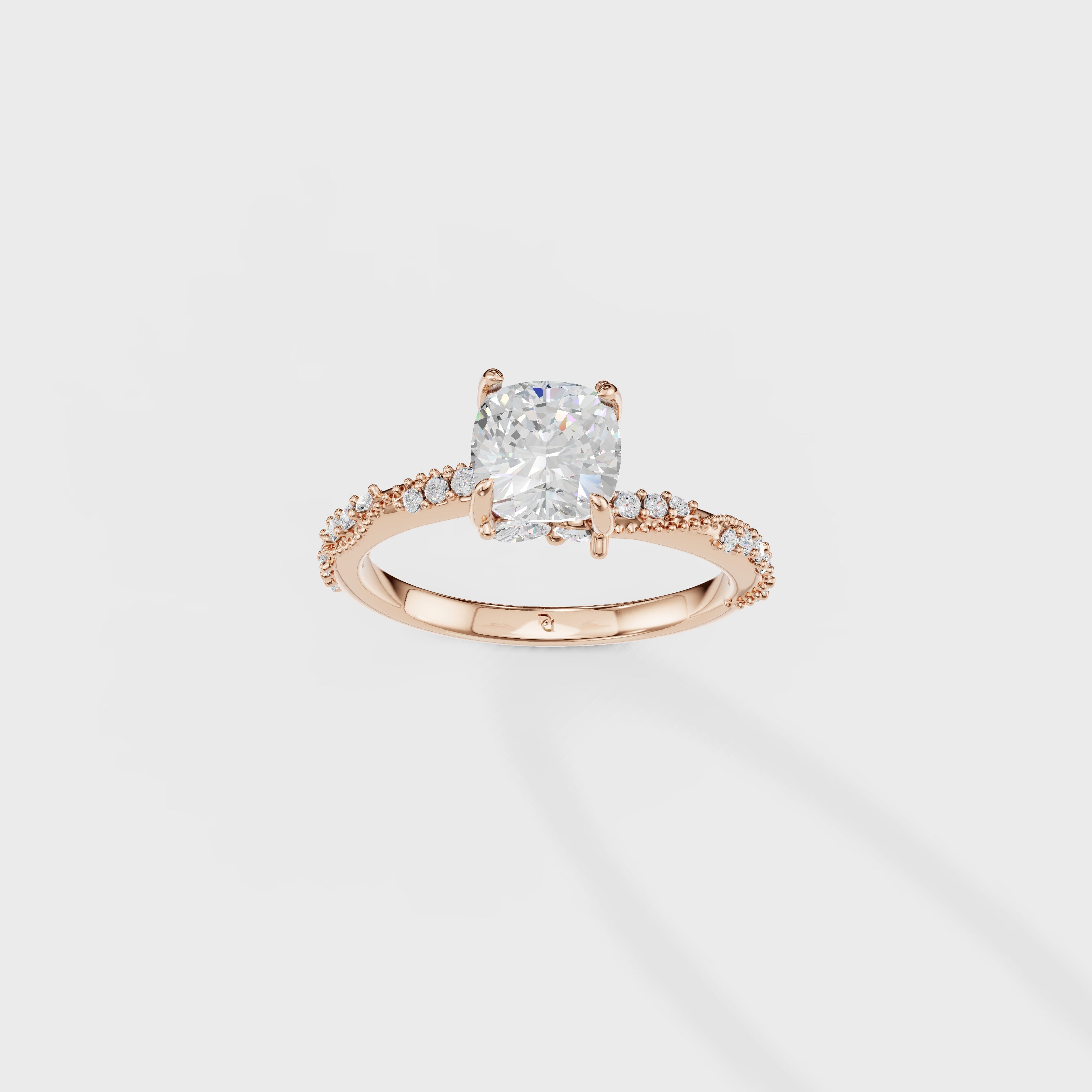Petite Diamond Engagement ring