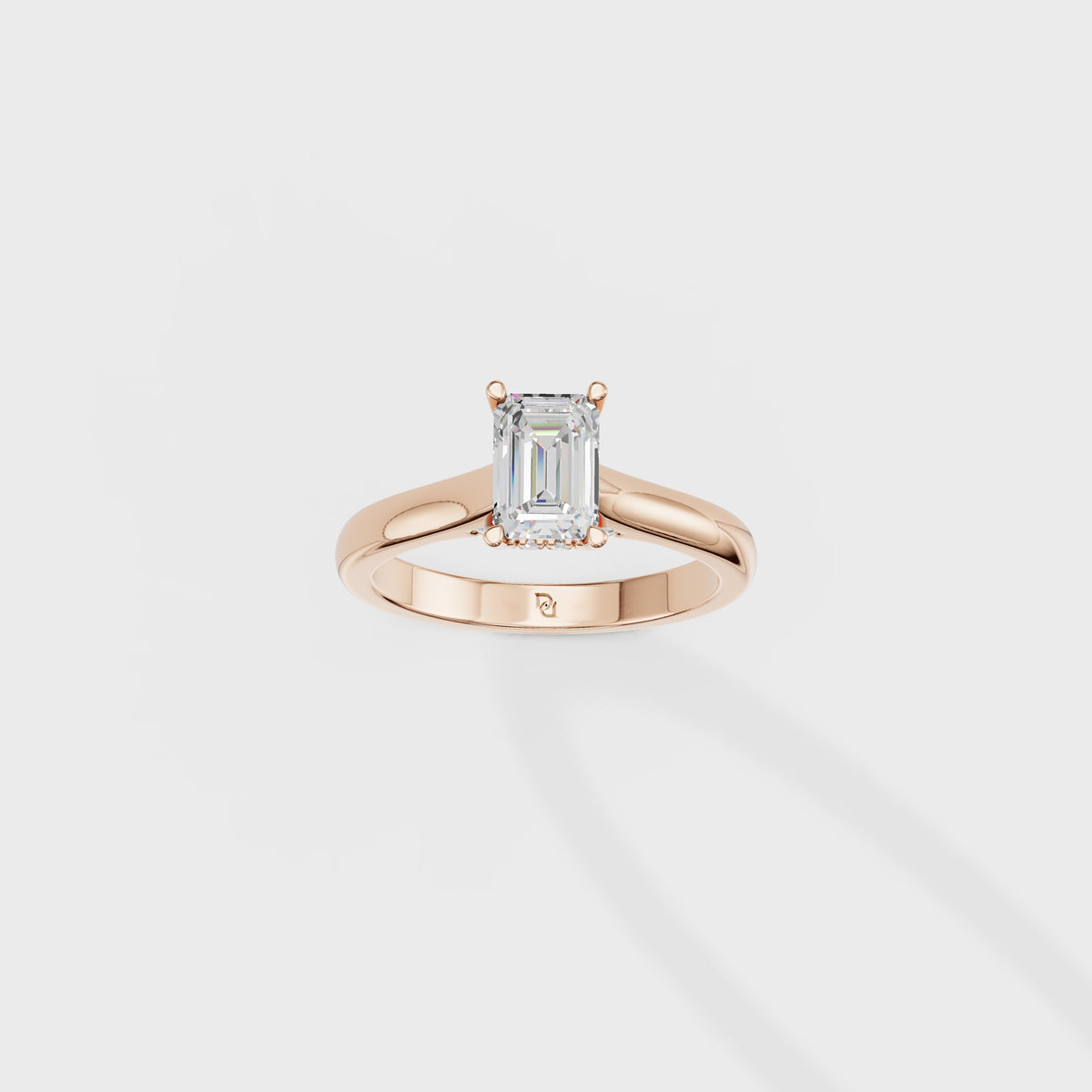 1ct Emerald Cut Ring