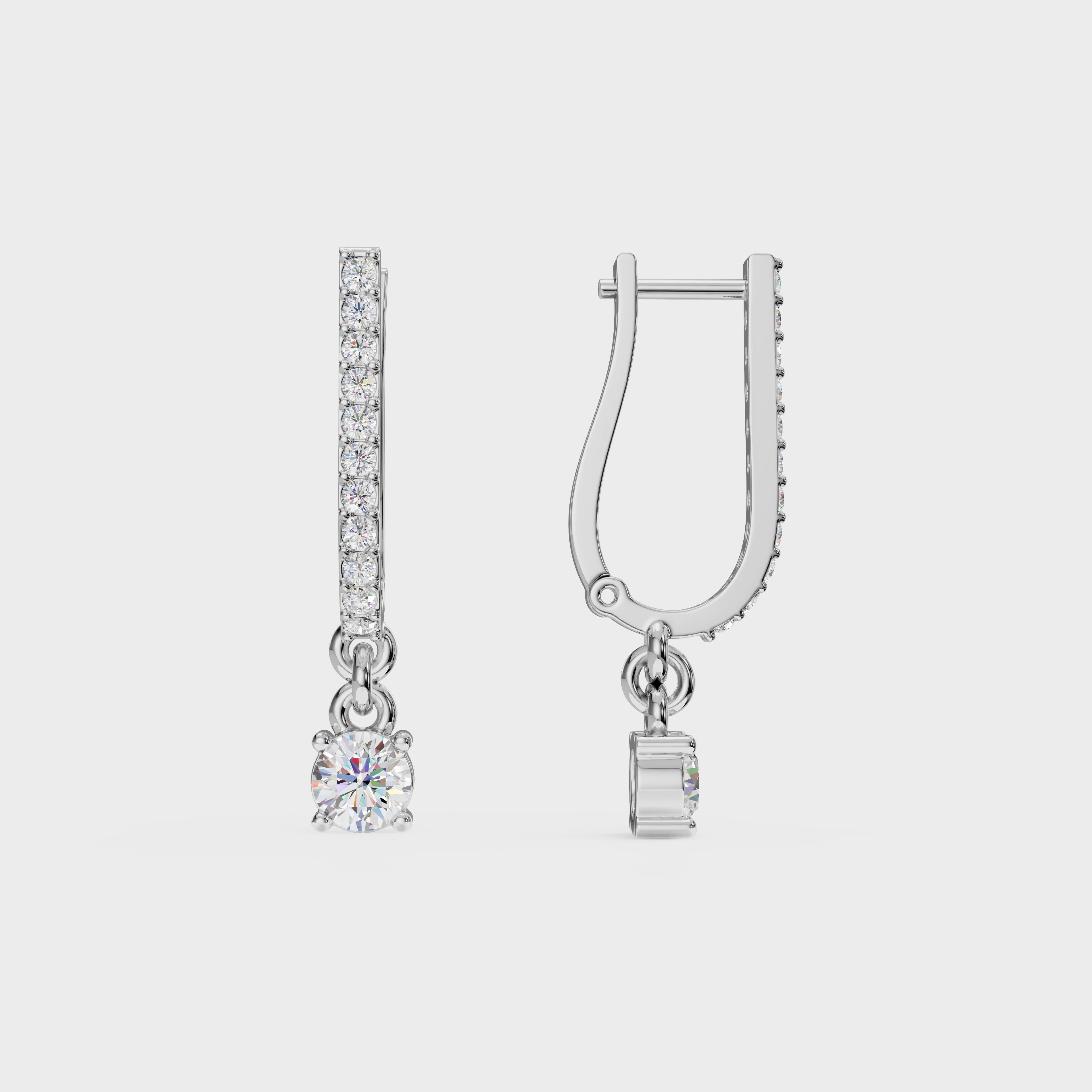 Aurora Diamond Drop Earrings