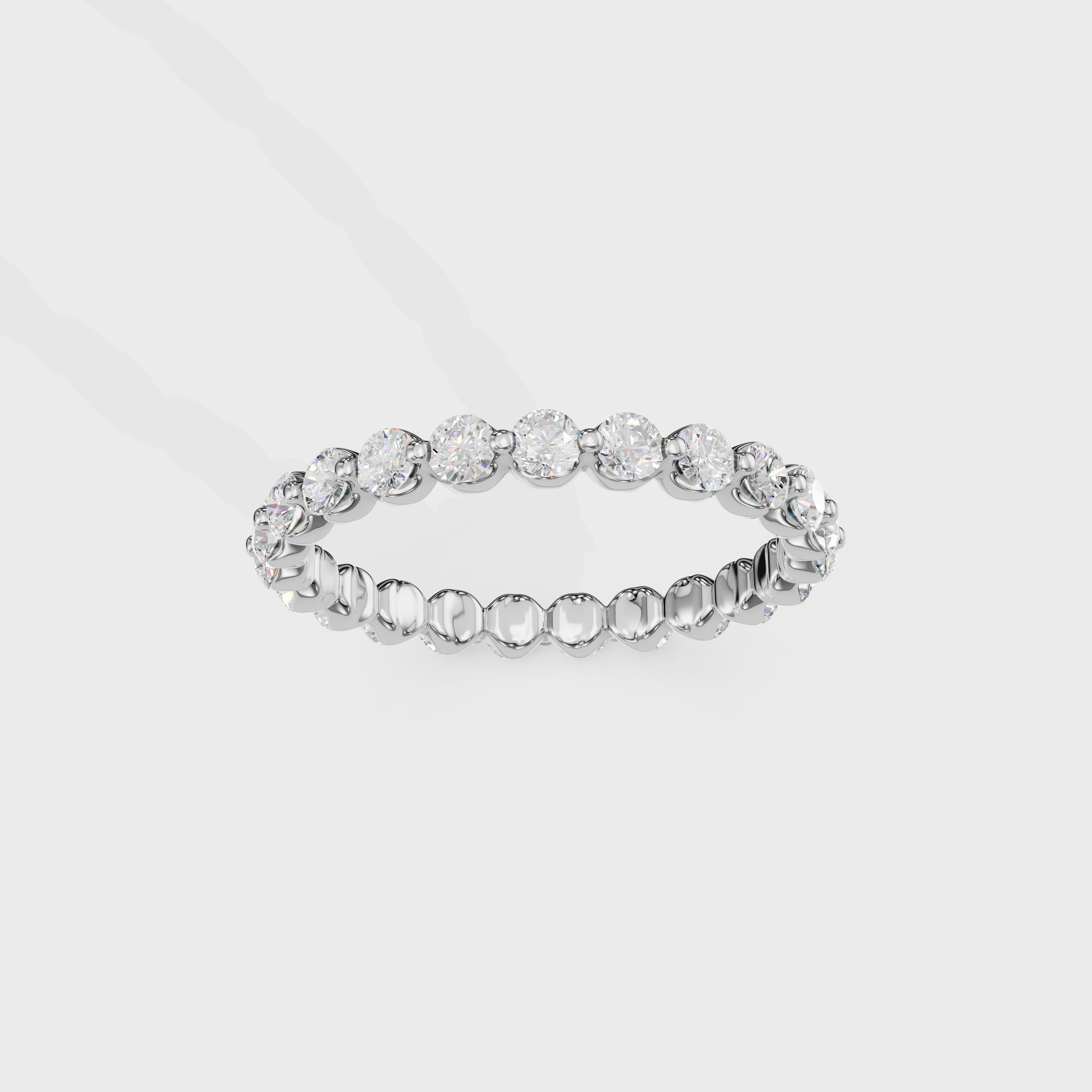 Brilliant Round Diamond Eternity Ring
