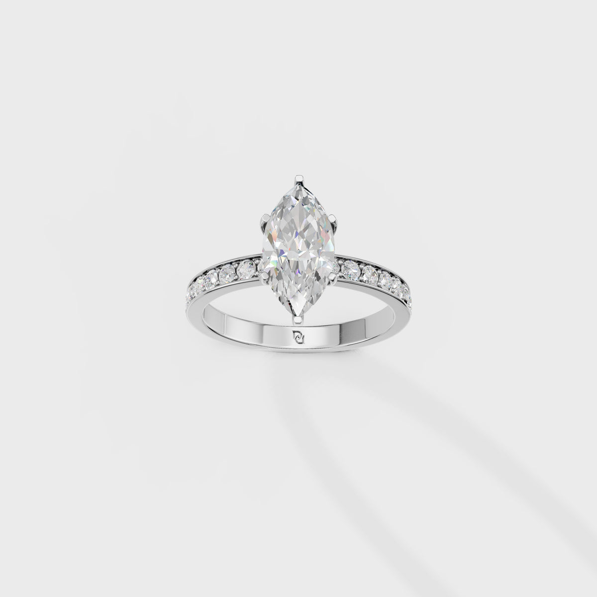 1.25ct Vintage Marquise Engagement Ring