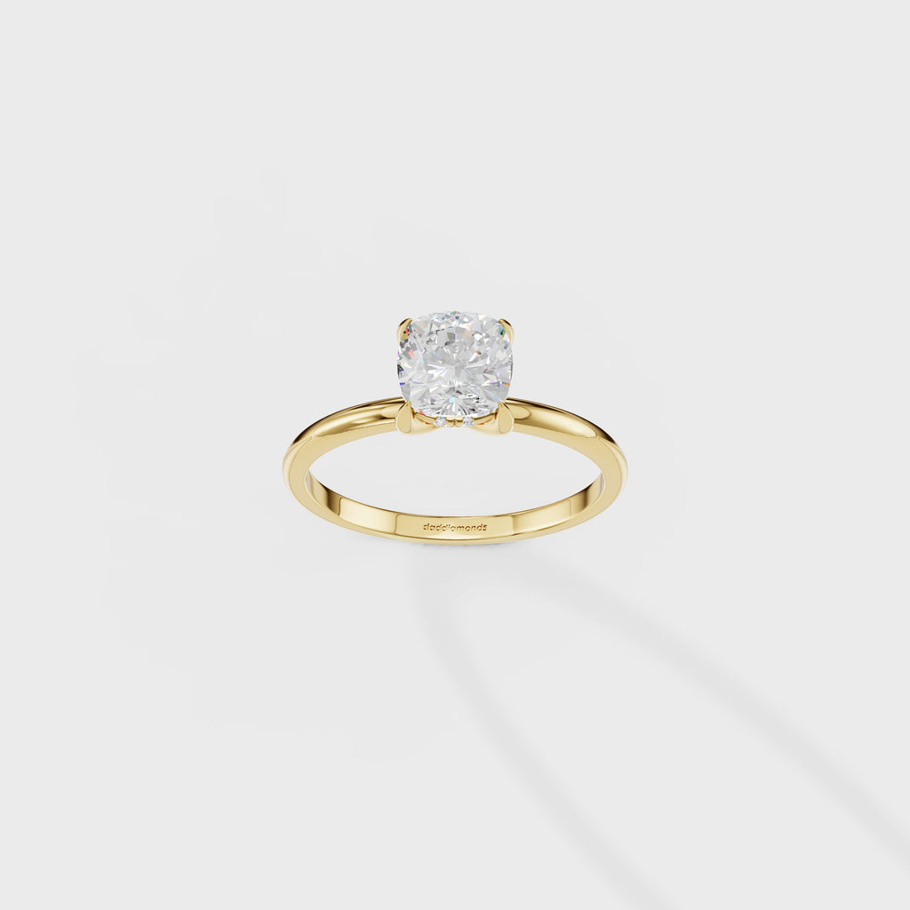 Cushion Cut Diamond Ring