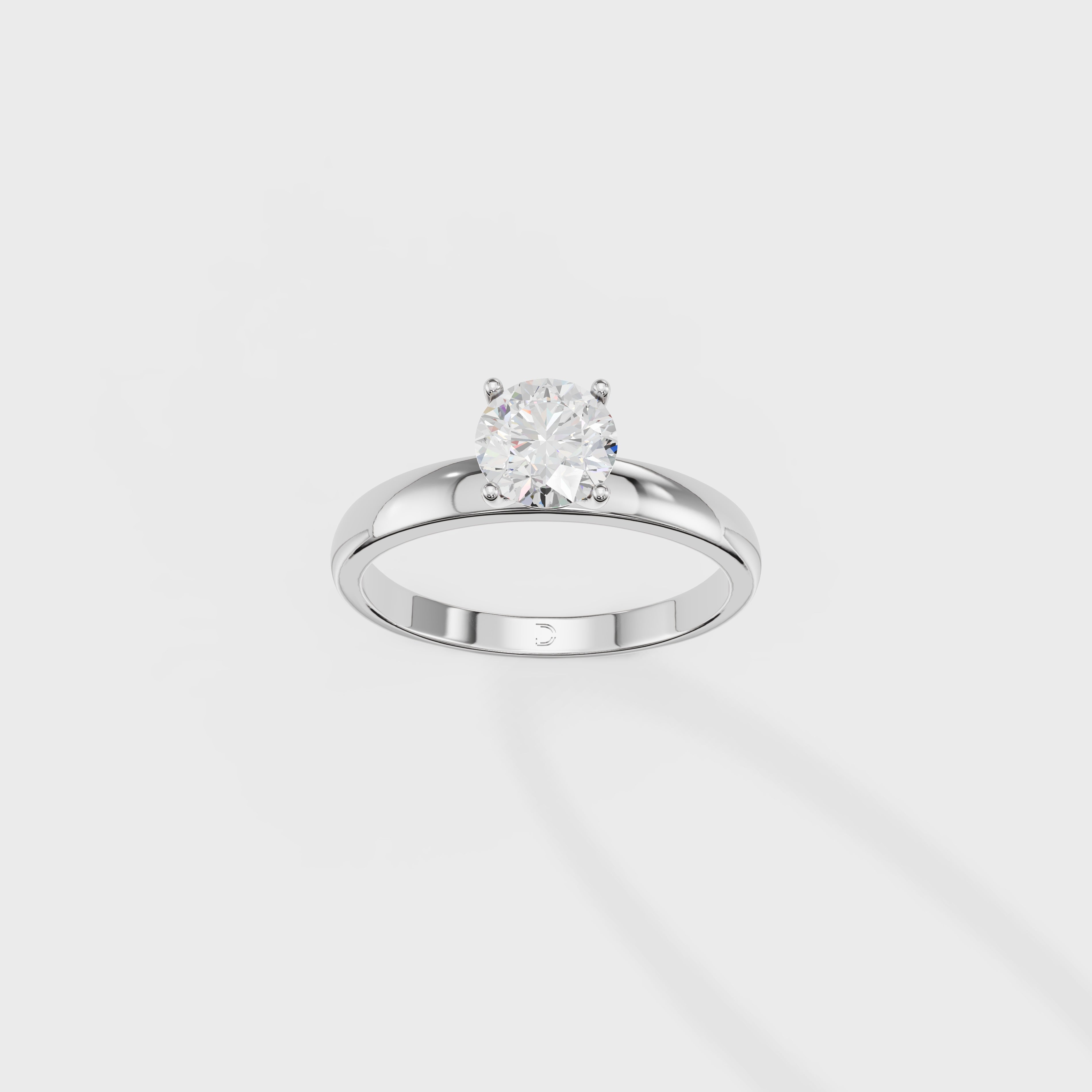 Cathedral Solitaire Ring