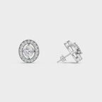 Diamond Aura Stud Earrings