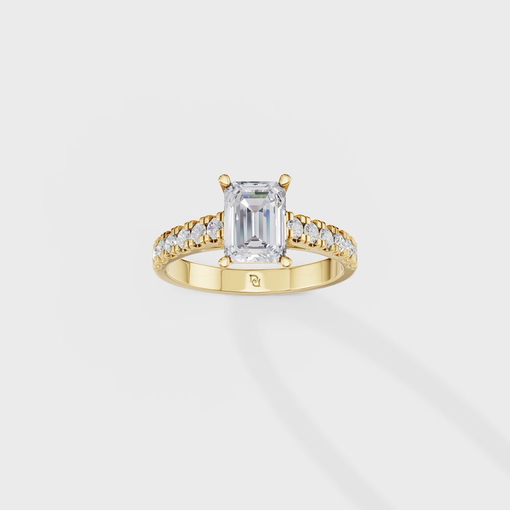 Emerald Cut Solitaire Ring